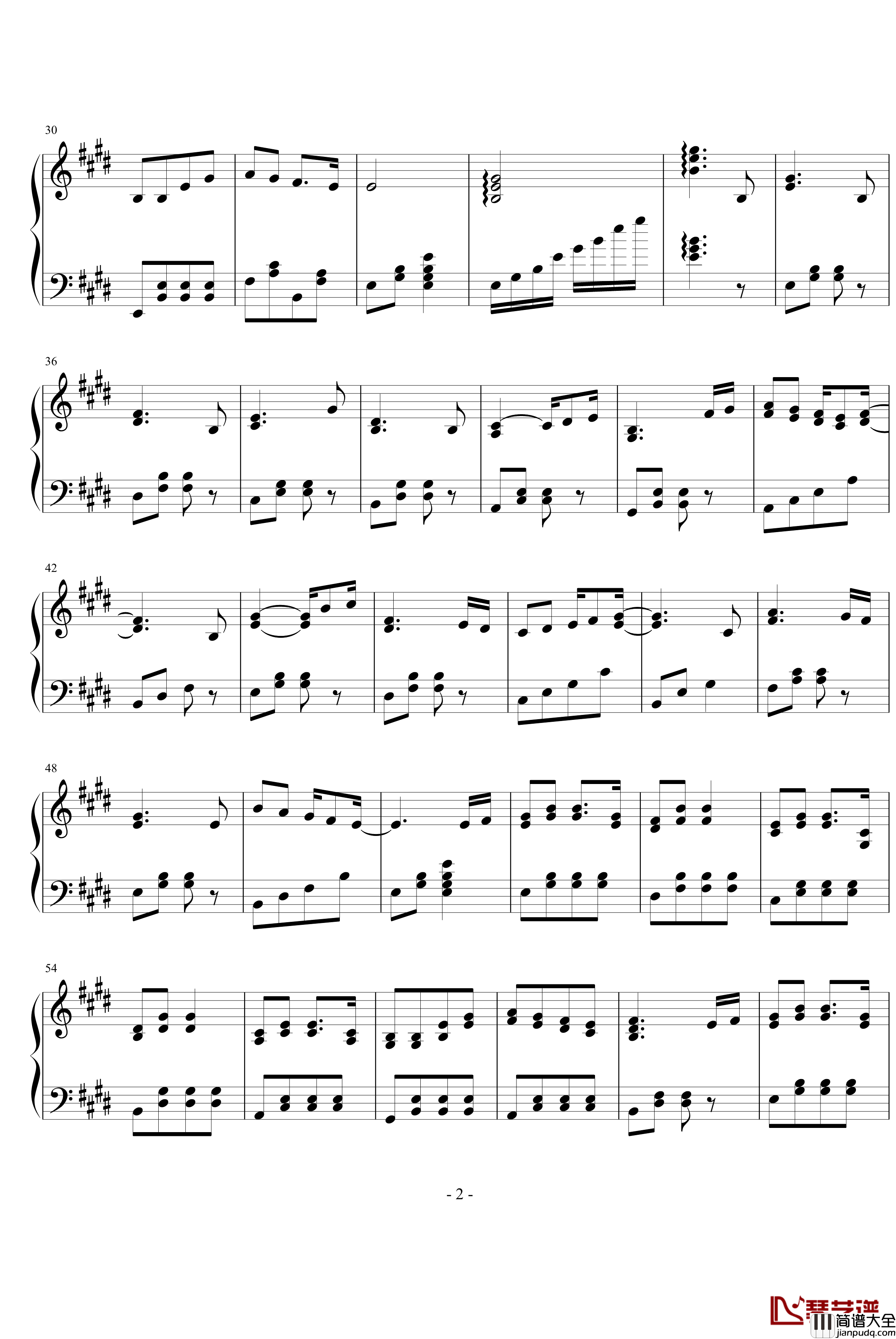 小兔蹦蹦跳钢琴谱_兔子