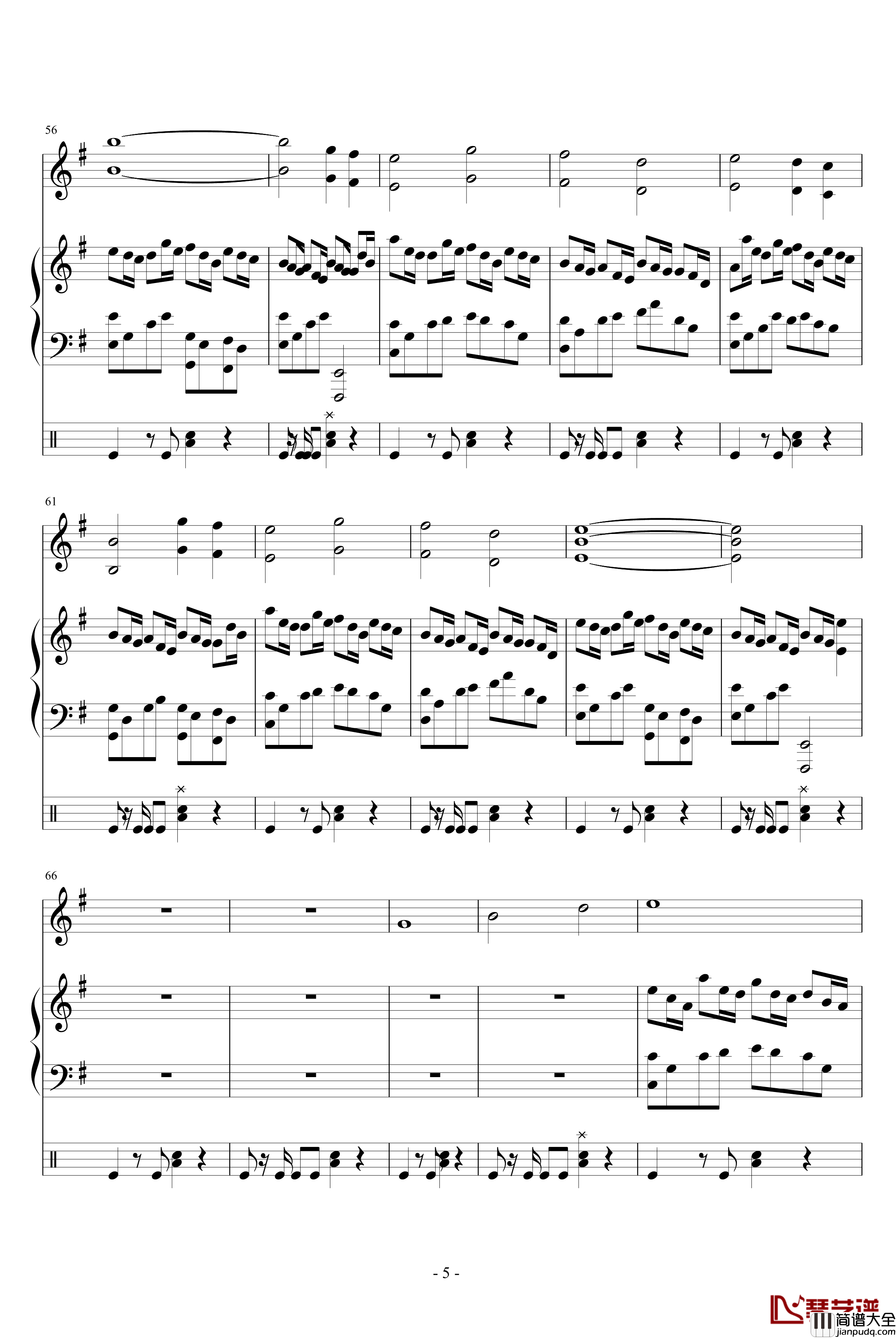 5·12_我要爱钢琴谱_吴越