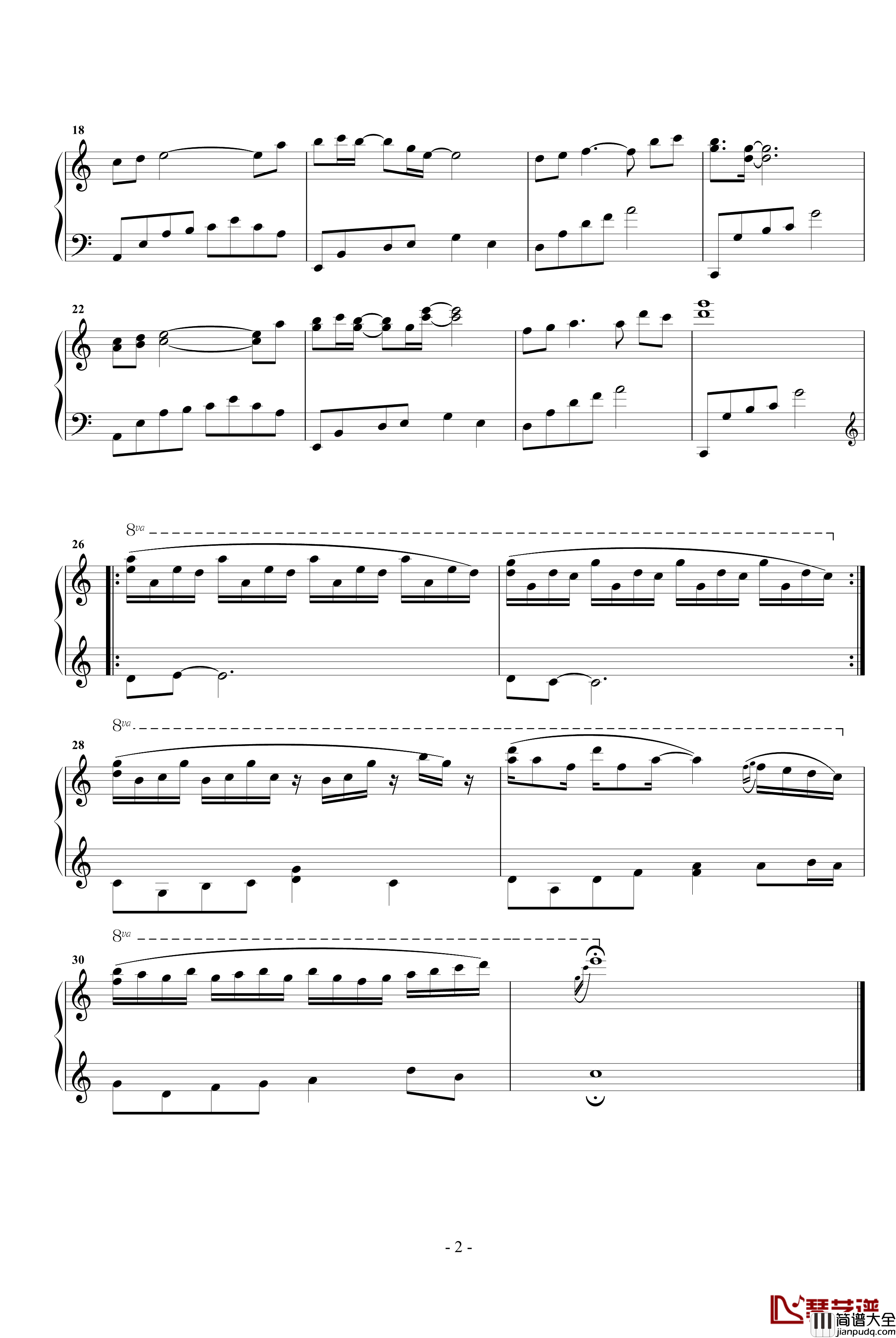 心情钢琴谱_magicwaltz