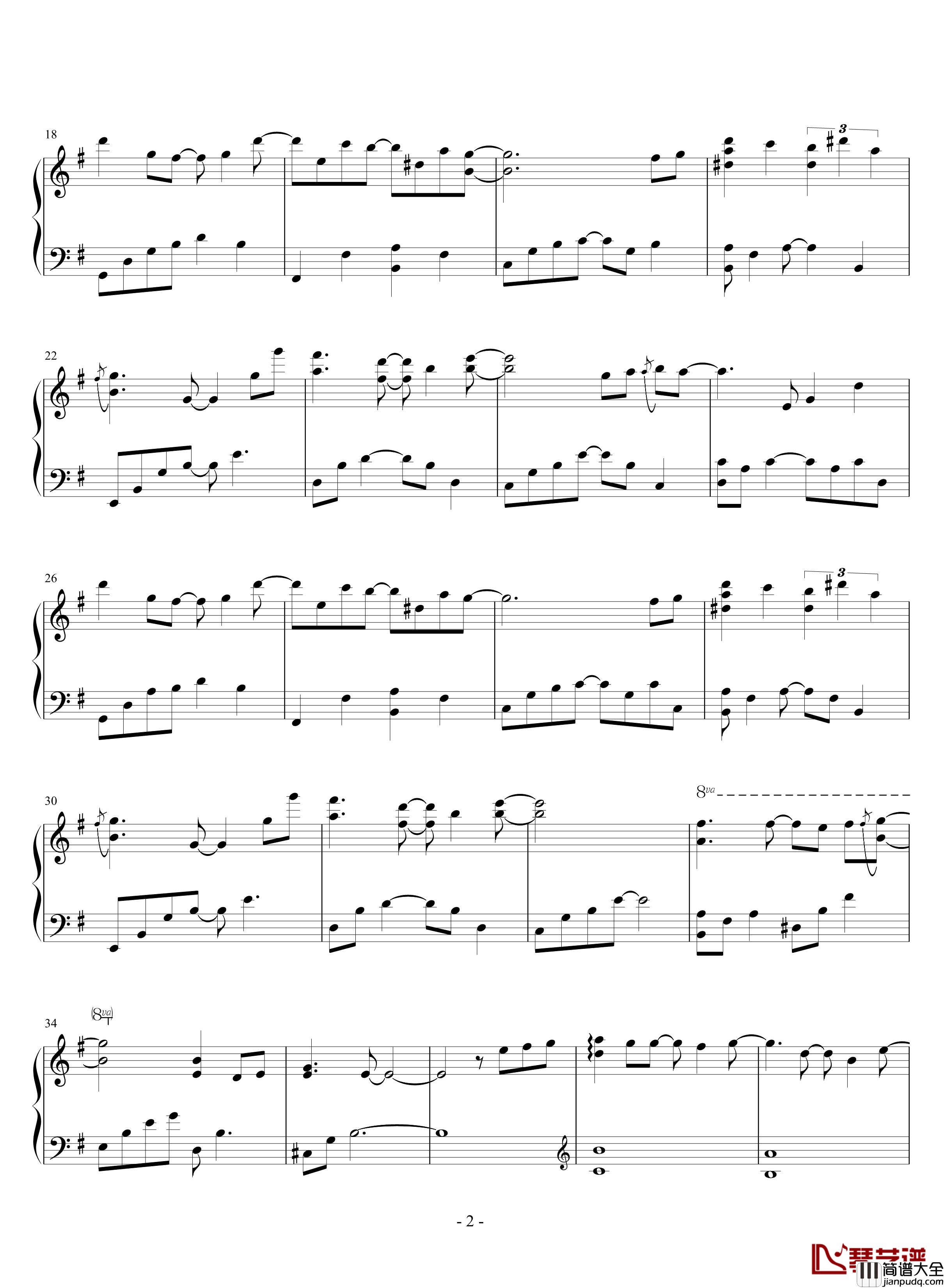 Letter钢琴谱_Yiruma