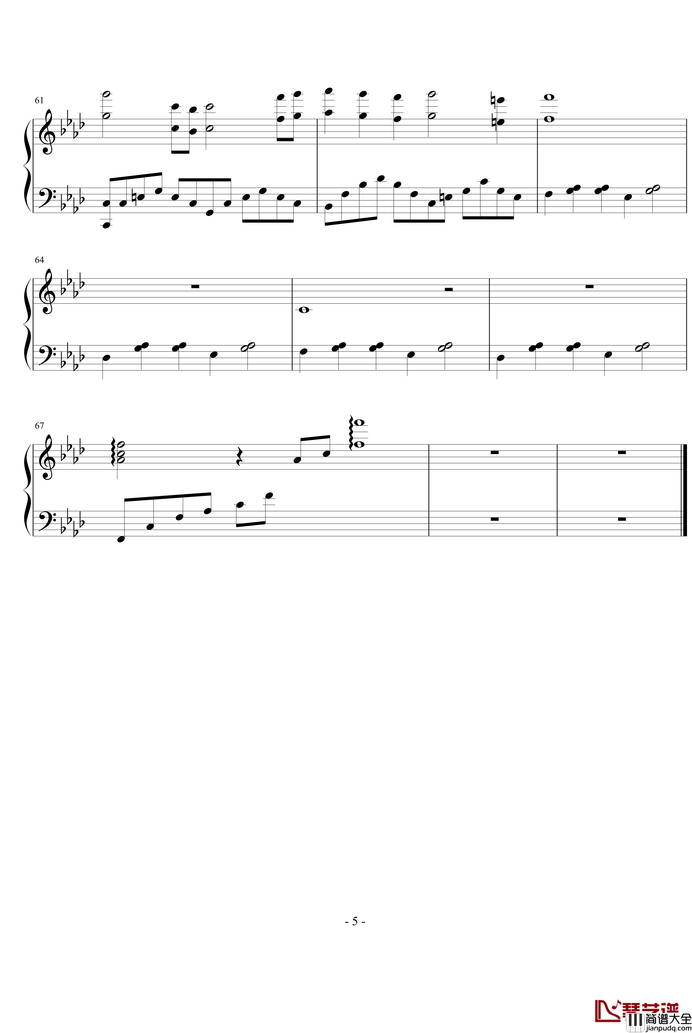 _花样男子_插曲钢琴谱_看不惯的年纪_影视