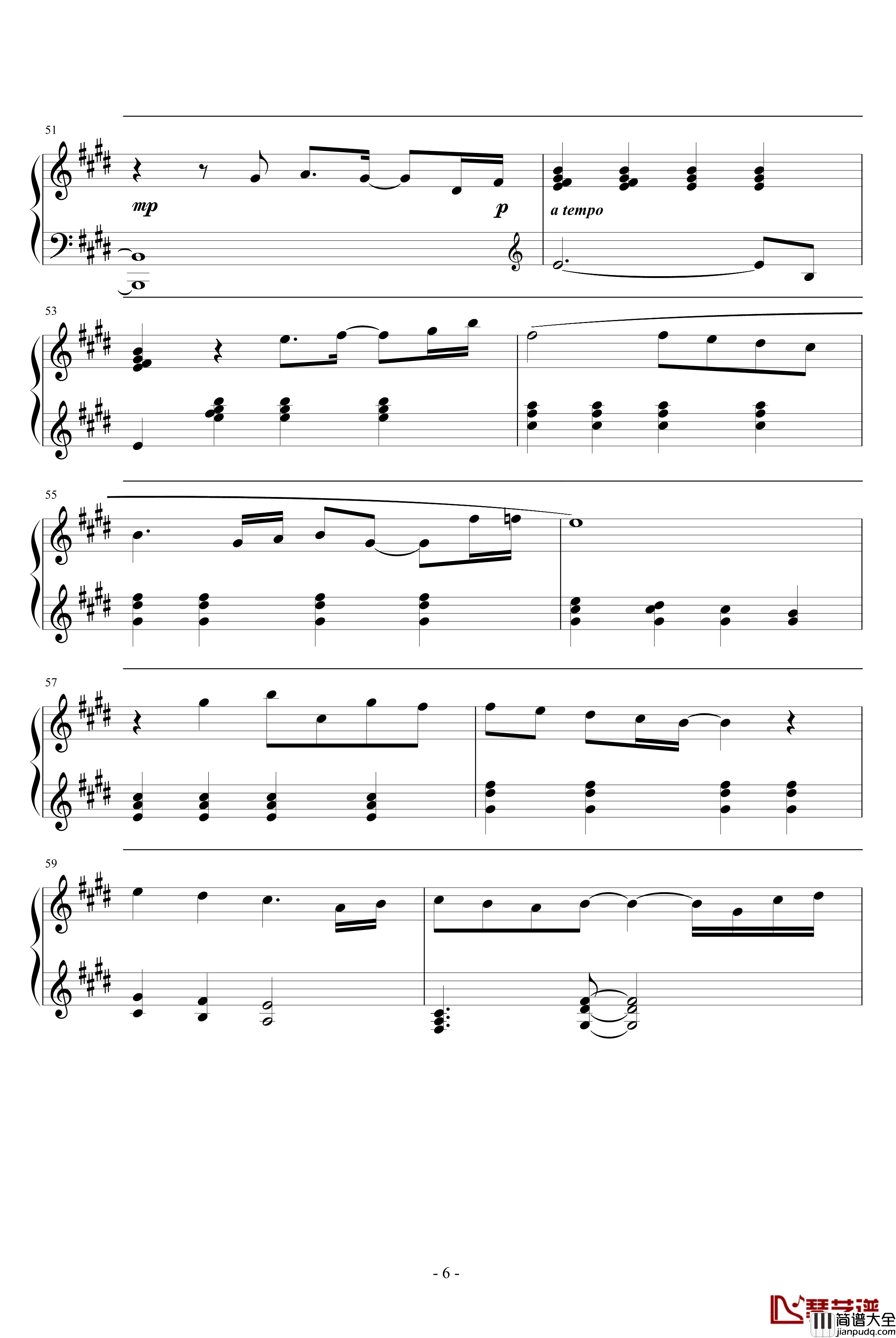 melodies_of_life钢琴谱_最终幻想