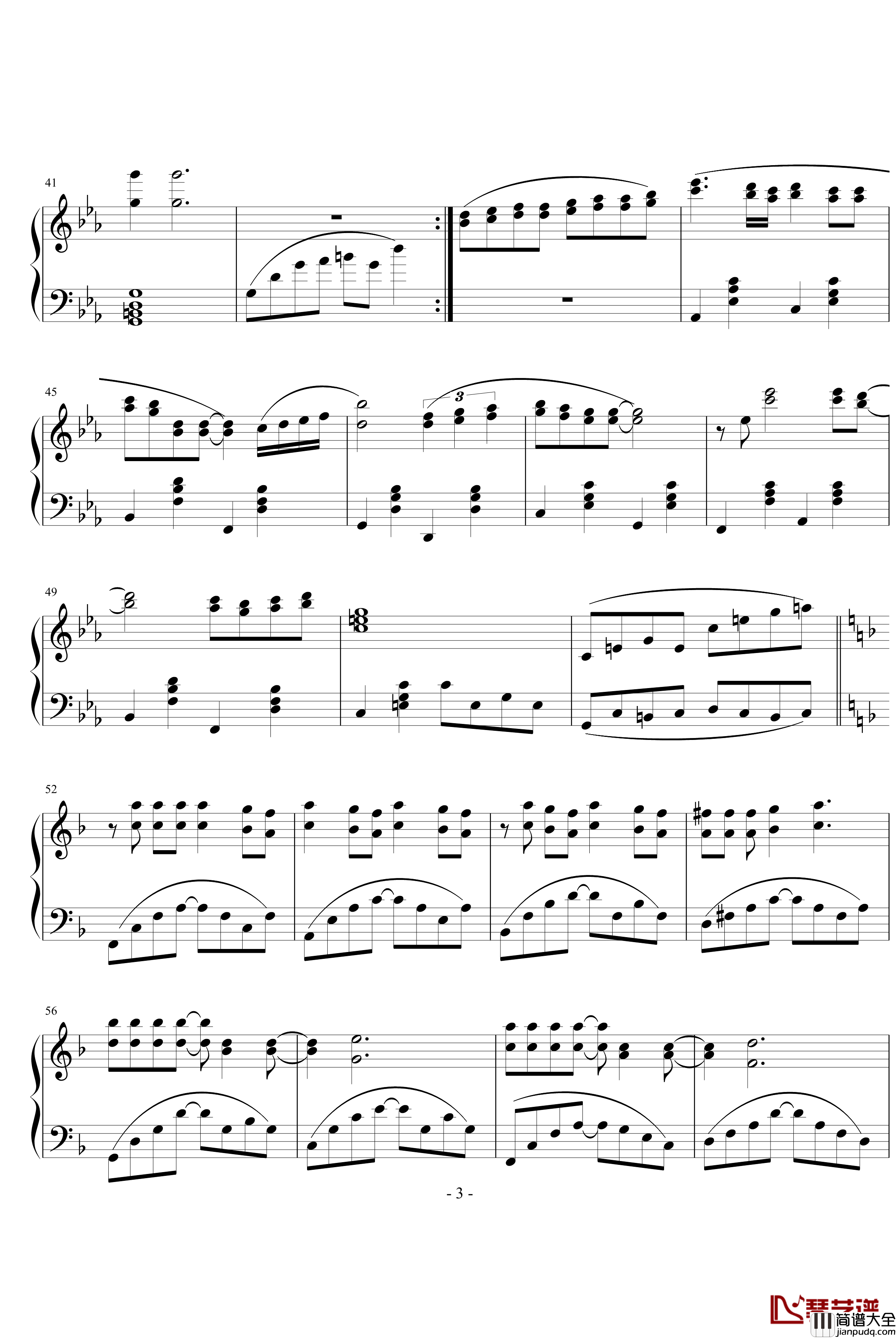 迷人的夜晚钢琴谱_Air_Supply