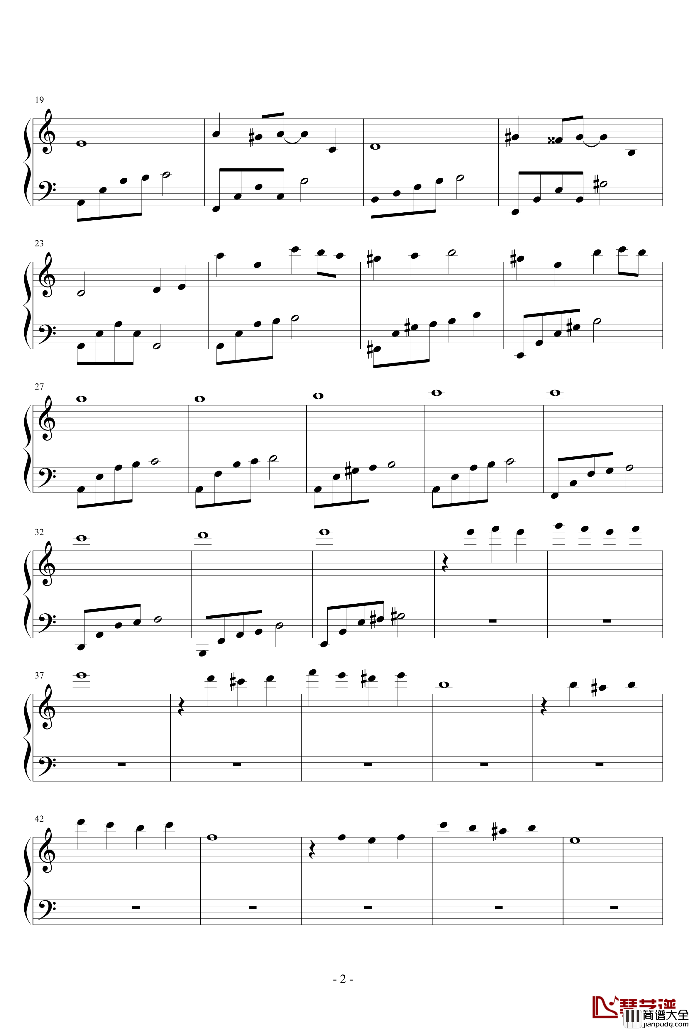 我说不出来钢琴谱_晴天2008