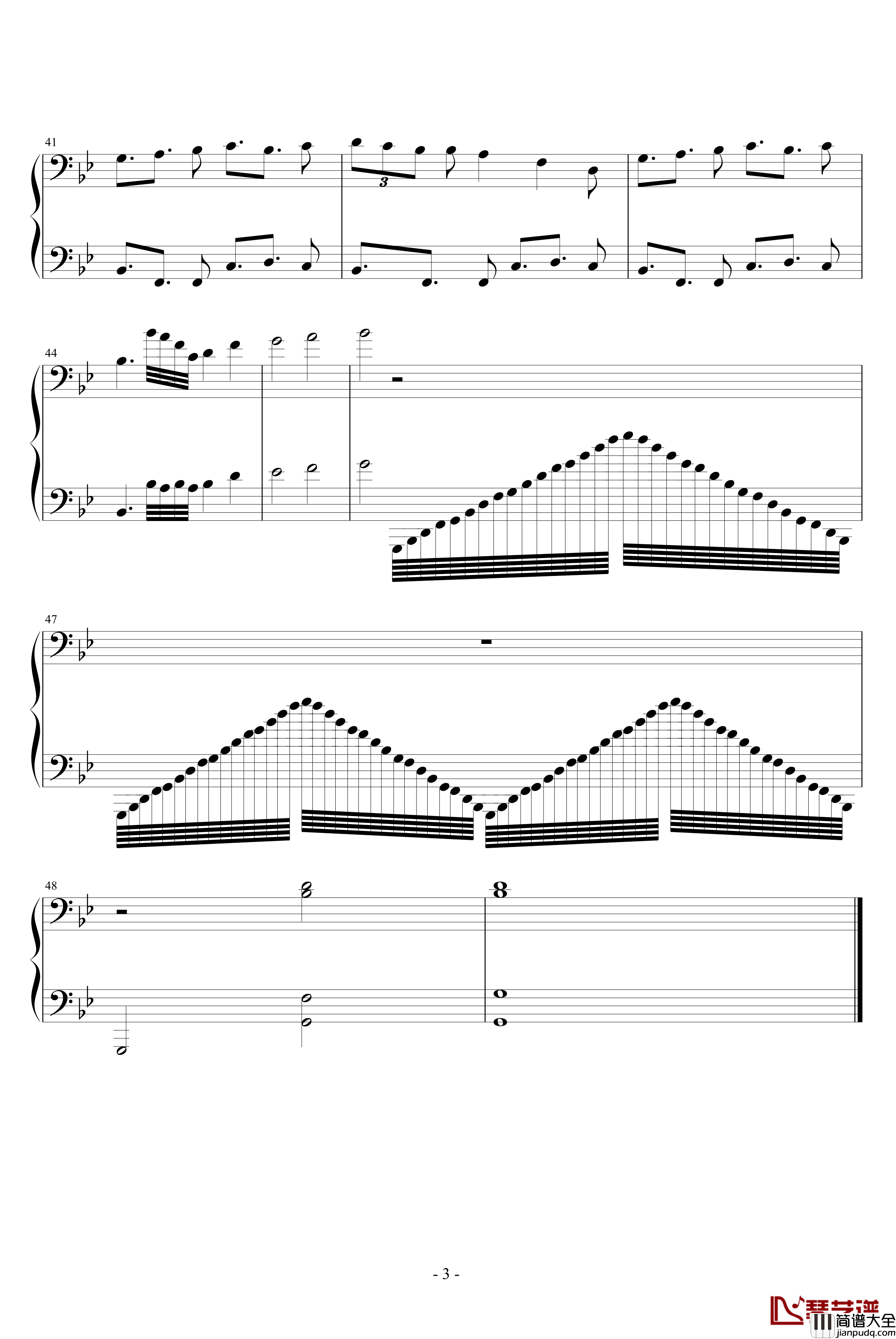 沅钢琴谱_吥洅箛單