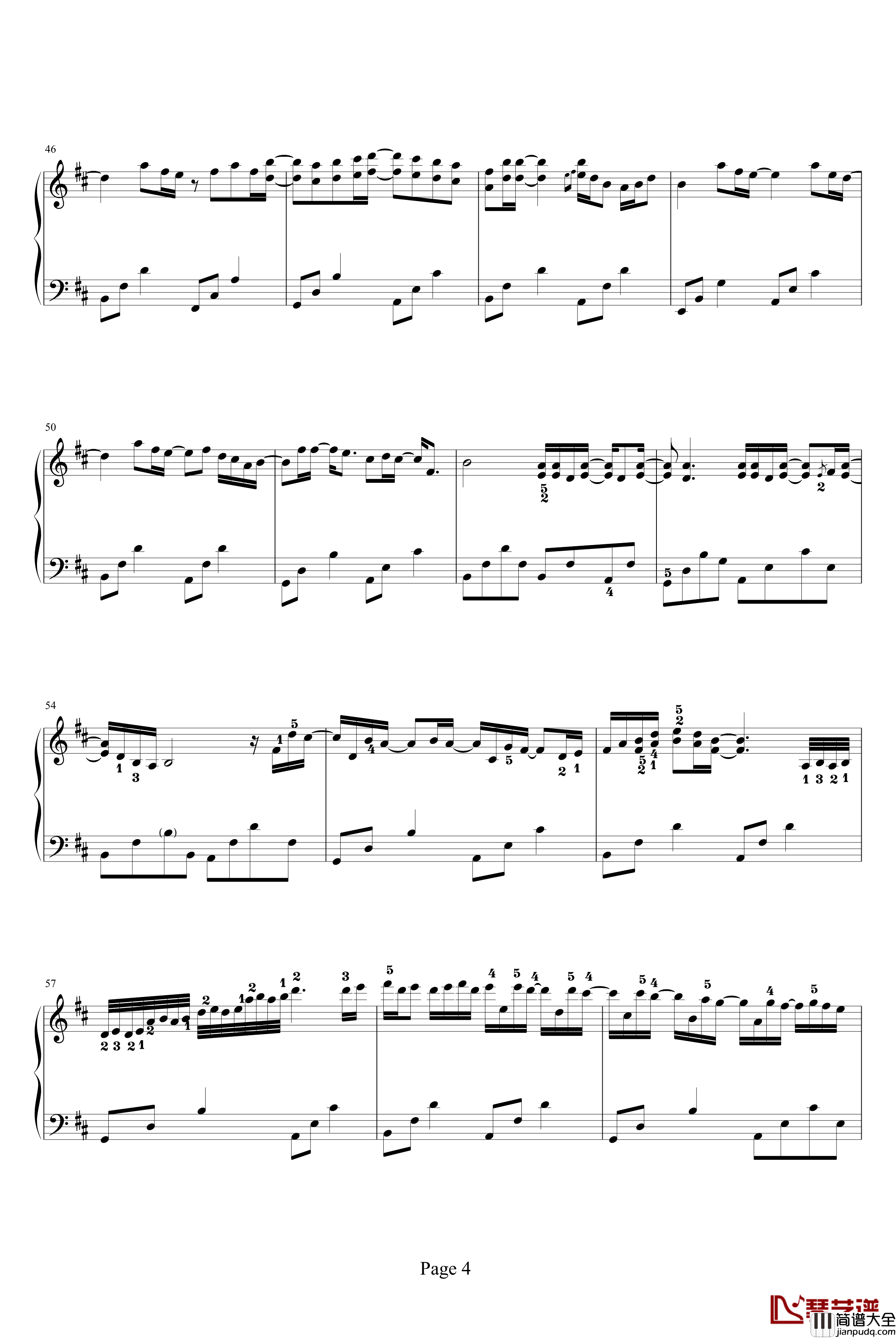 古城之涟漪钢琴谱_圣田康子