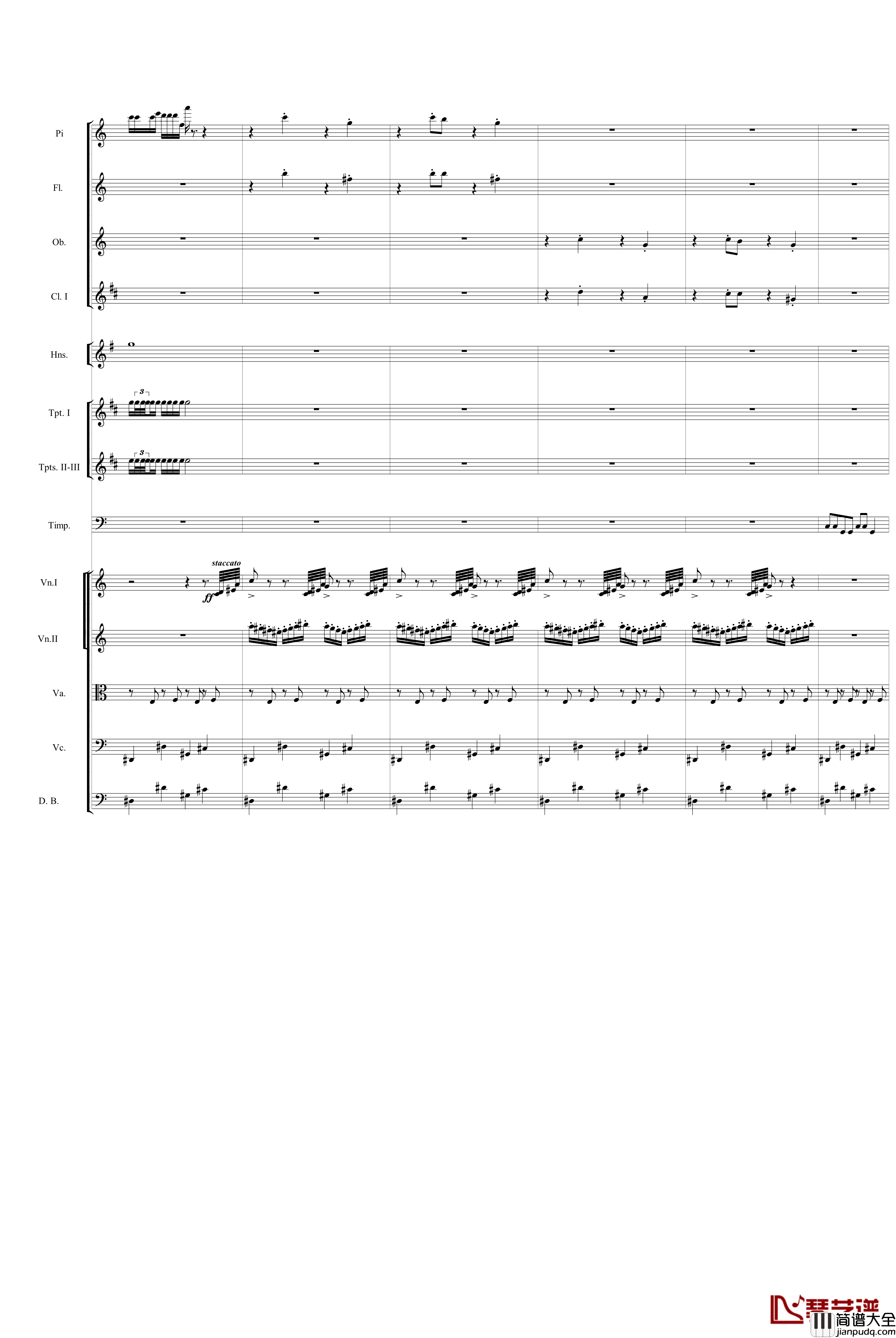 业余爱好者的配器指南序曲二钢琴谱_齐少凡