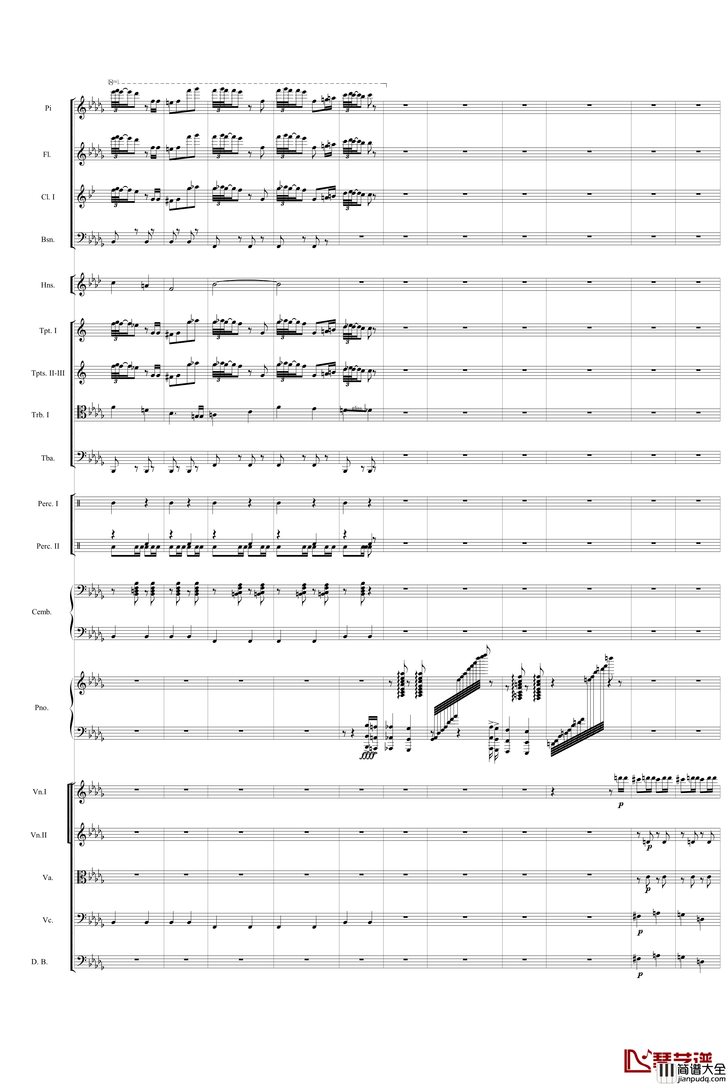 业余爱好者的配器指南序曲二钢琴谱_齐少凡