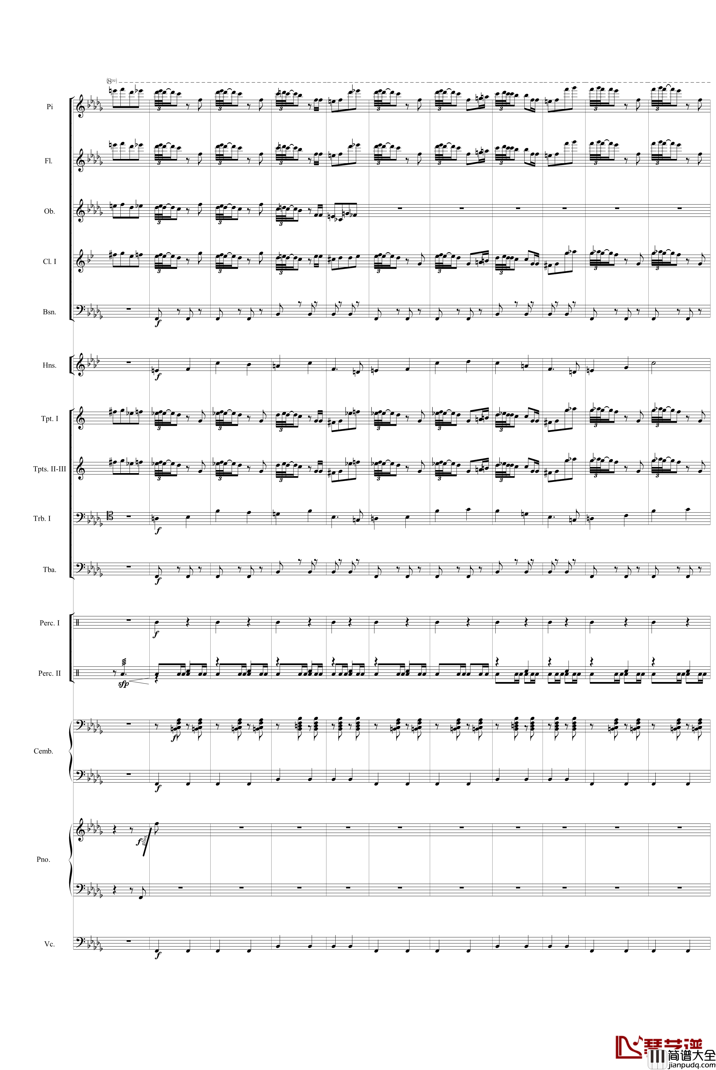 业余爱好者的配器指南序曲二钢琴谱_齐少凡