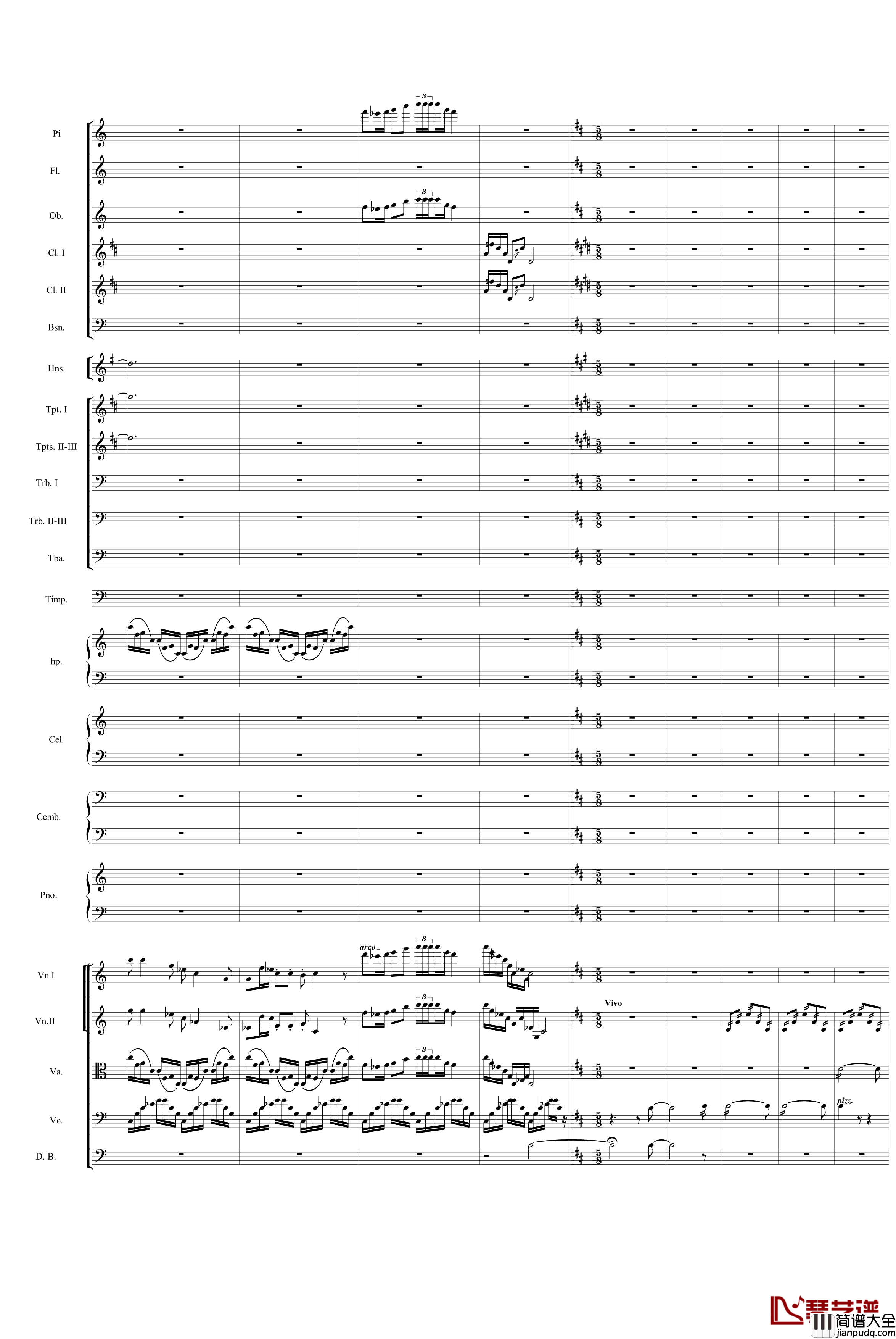 业余爱好者的配器指南序曲二钢琴谱_齐少凡