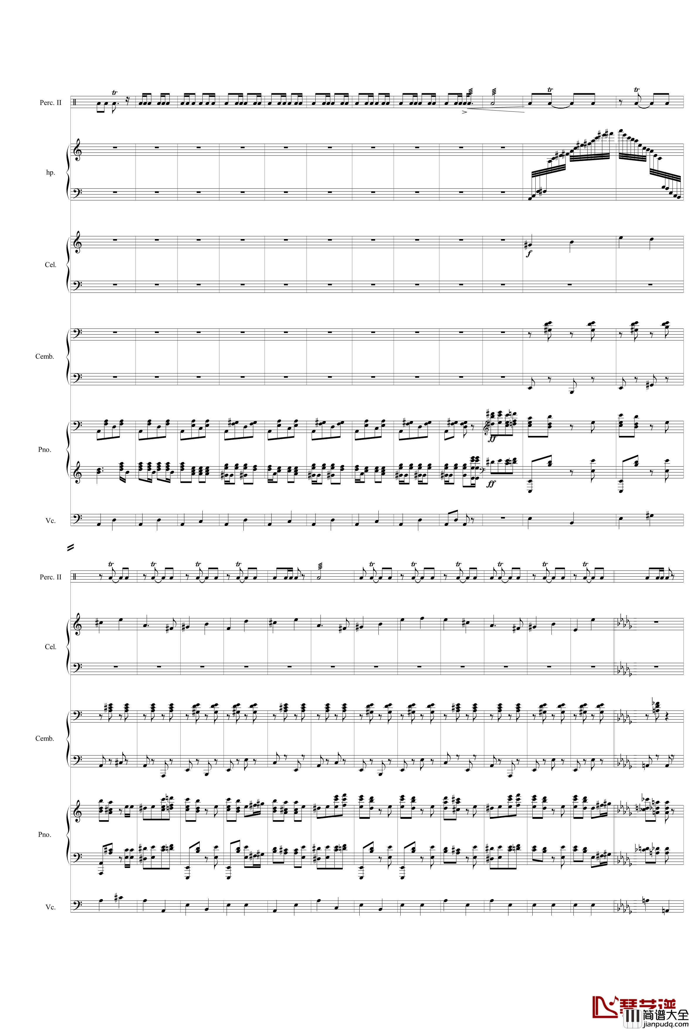 业余爱好者的配器指南序曲二钢琴谱_齐少凡