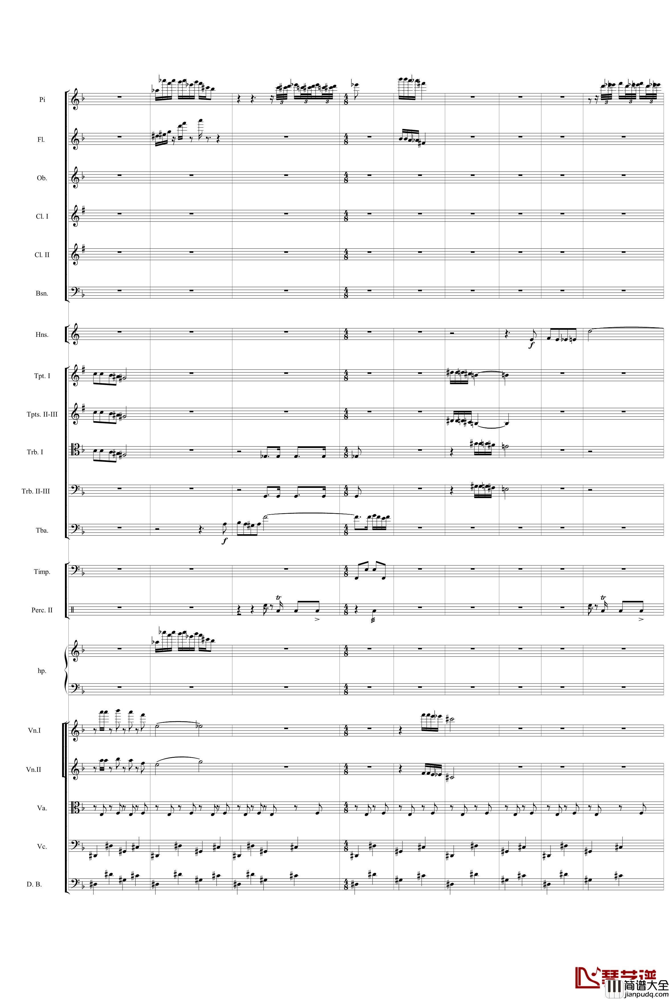 业余爱好者的配器指南序曲二钢琴谱_齐少凡