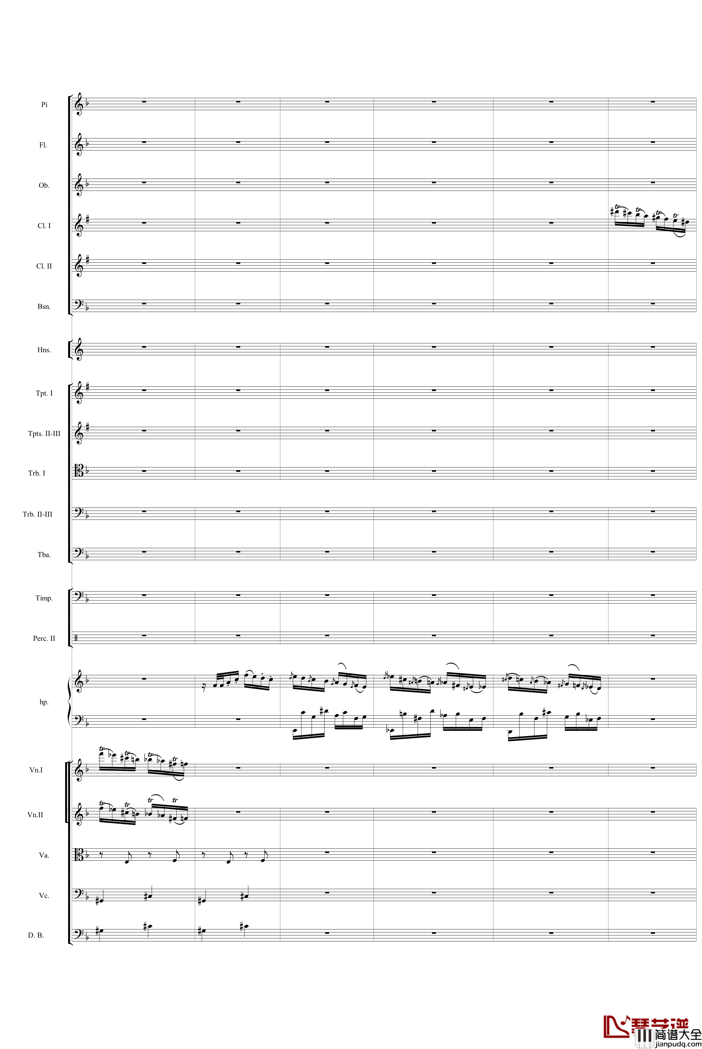 业余爱好者的配器指南序曲二钢琴谱_齐少凡