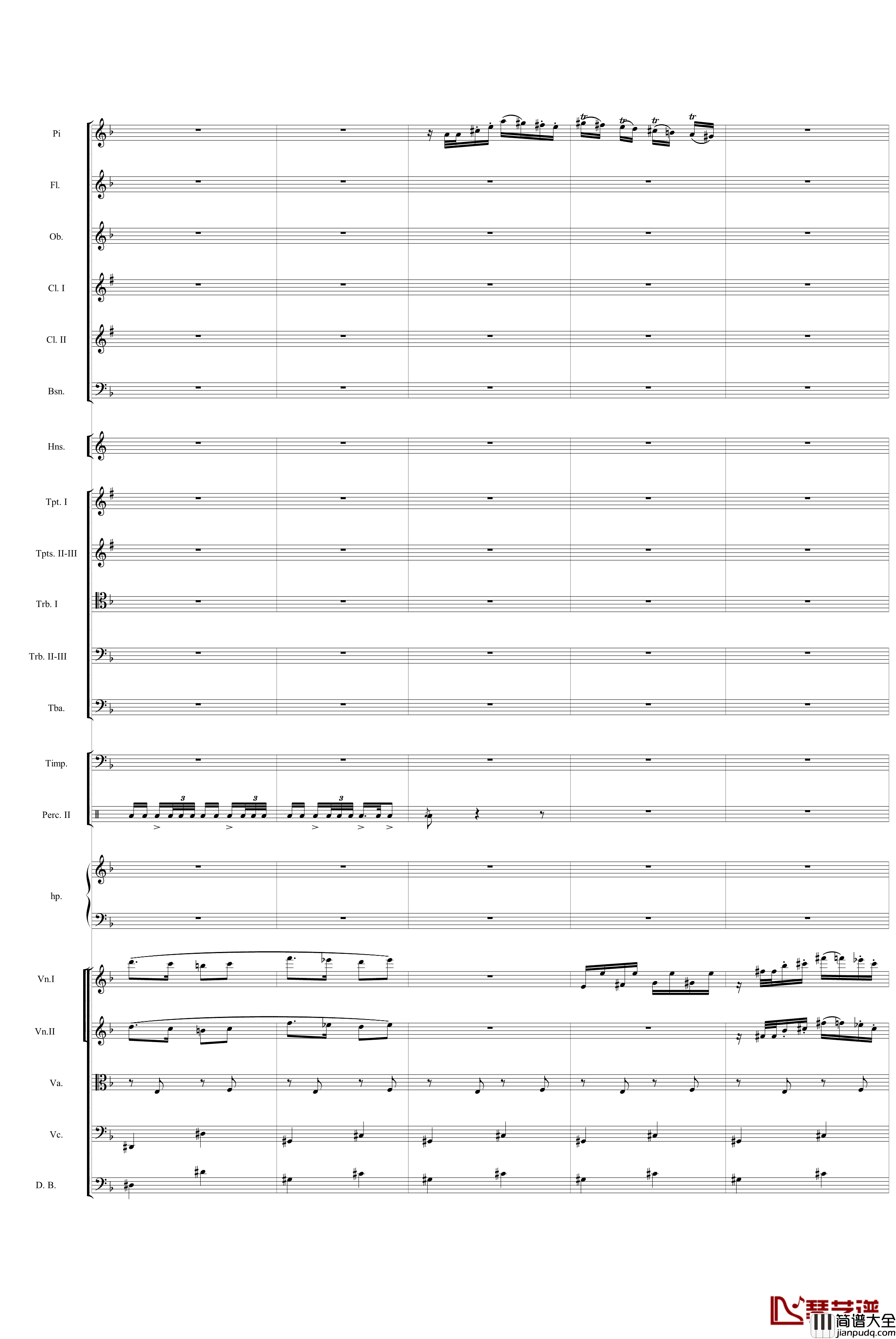 业余爱好者的配器指南序曲二钢琴谱_齐少凡