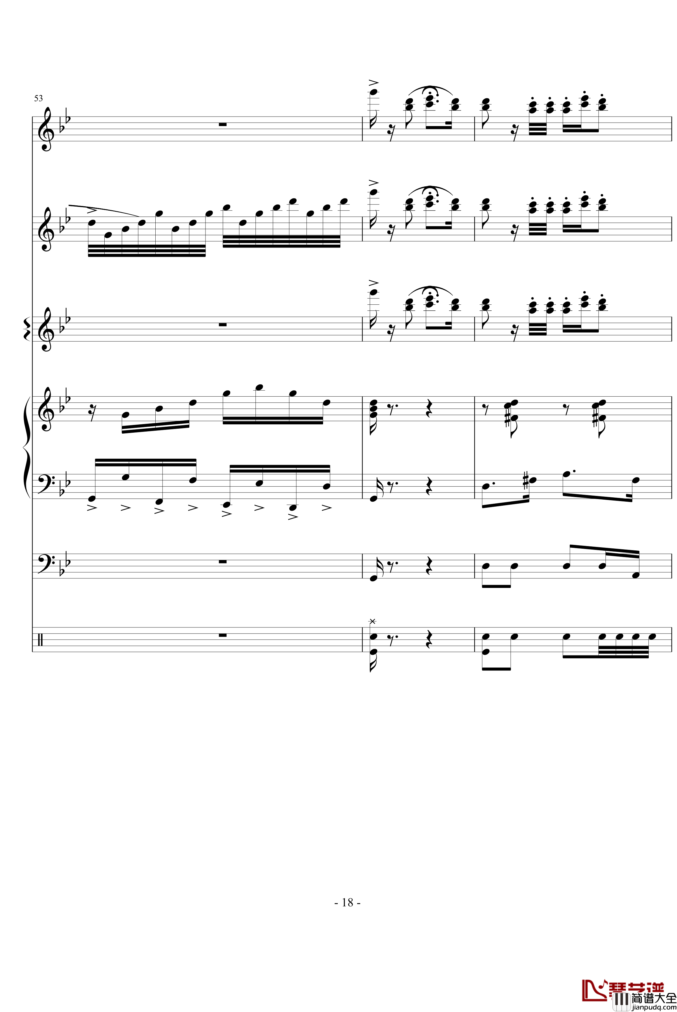 化妆舞会钢琴谱_世界名曲