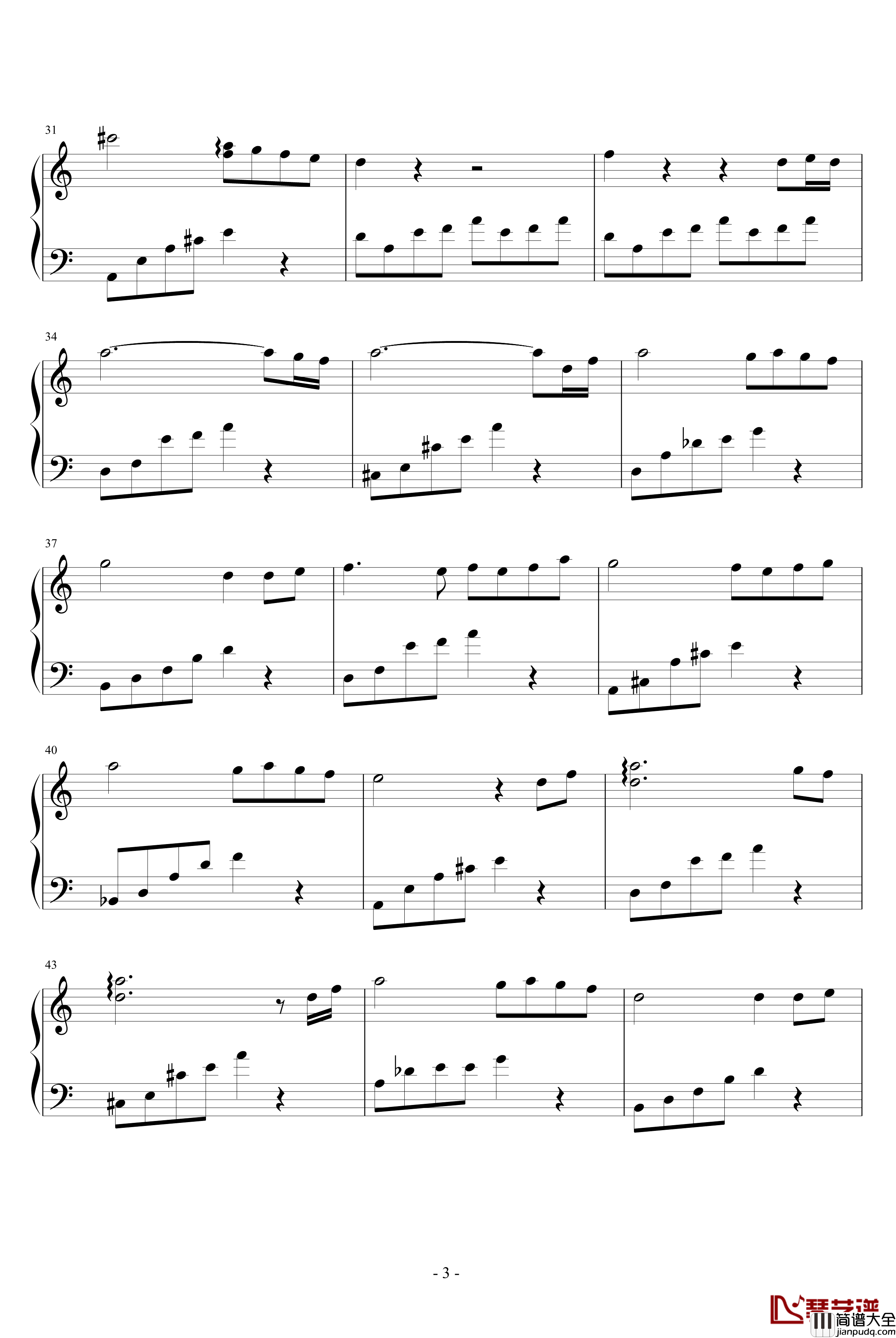 长大的时限钢琴谱_影视