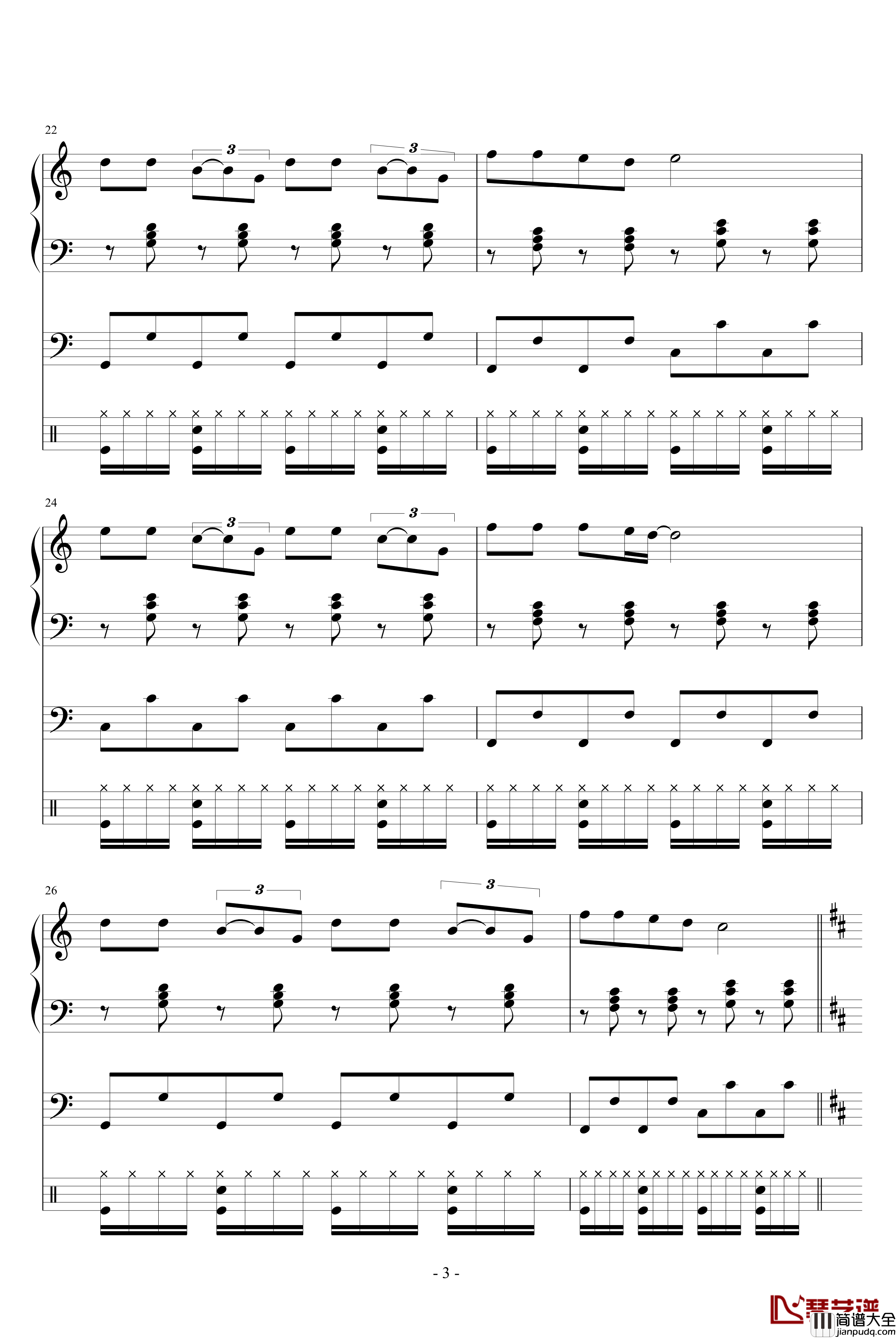 家有儿女钢琴谱