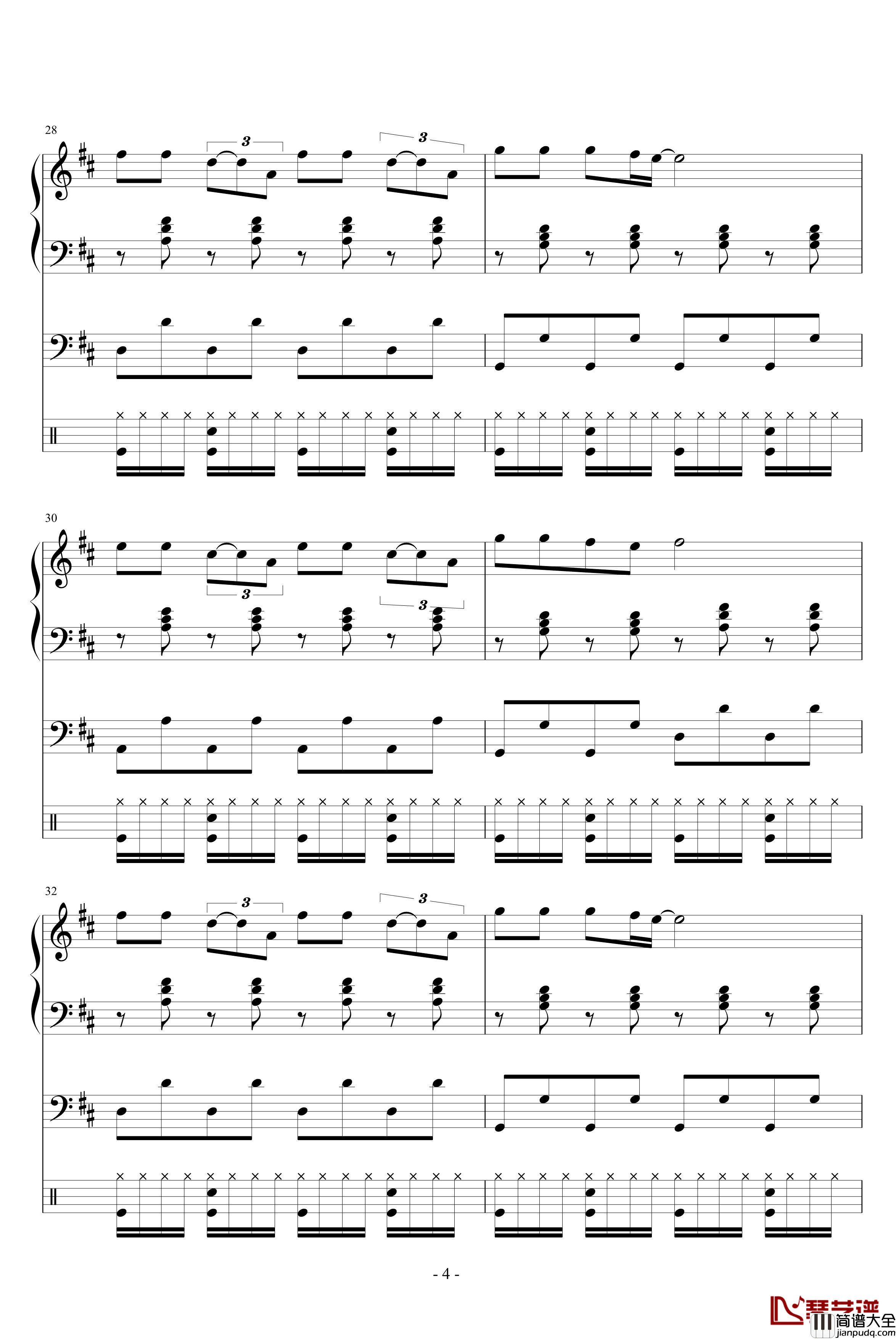 家有儿女钢琴谱