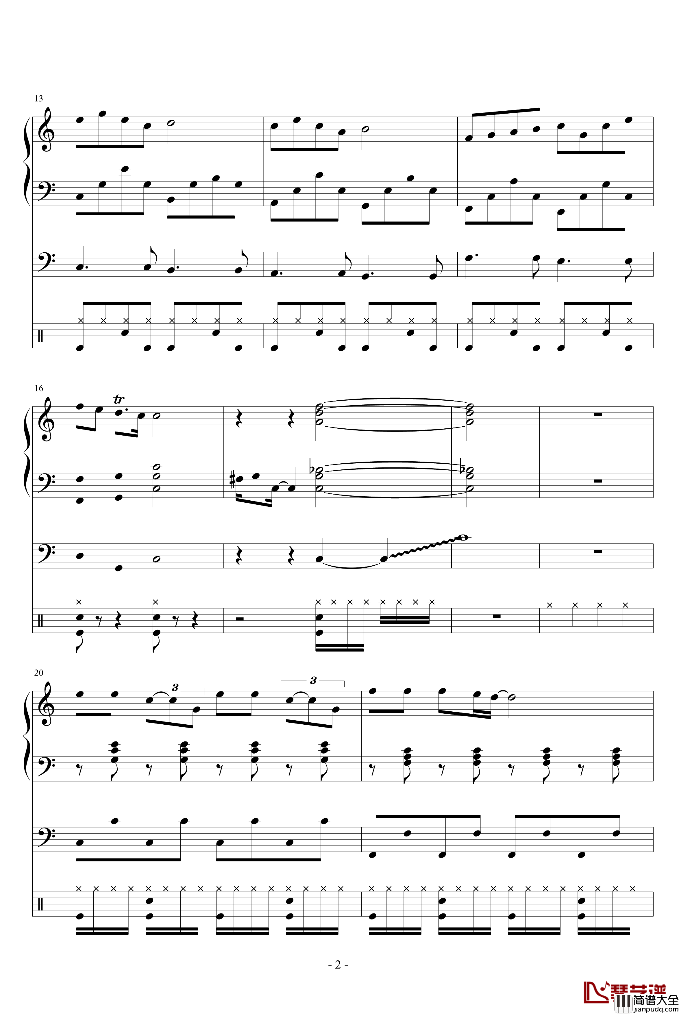 家有儿女钢琴谱