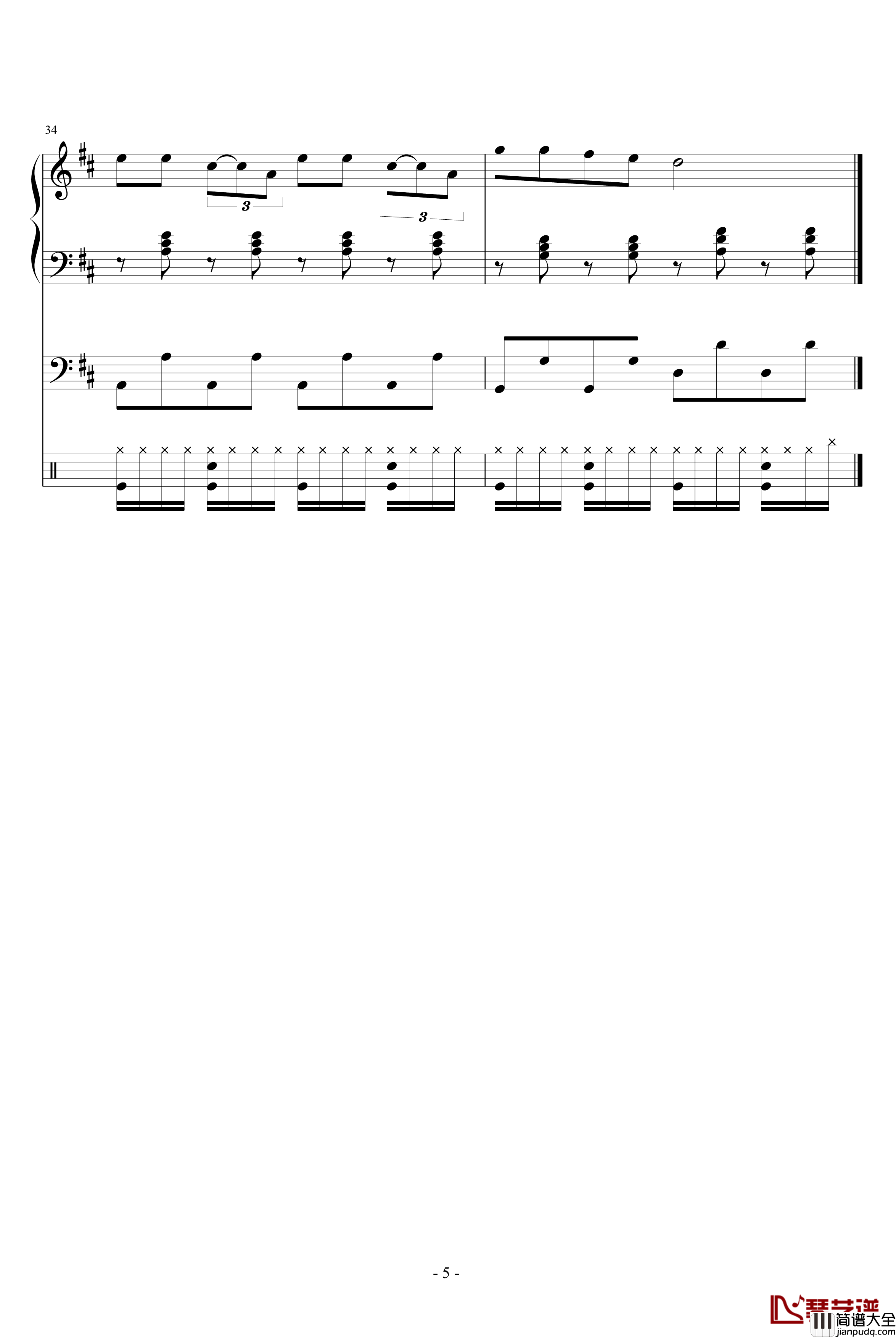 家有儿女钢琴谱