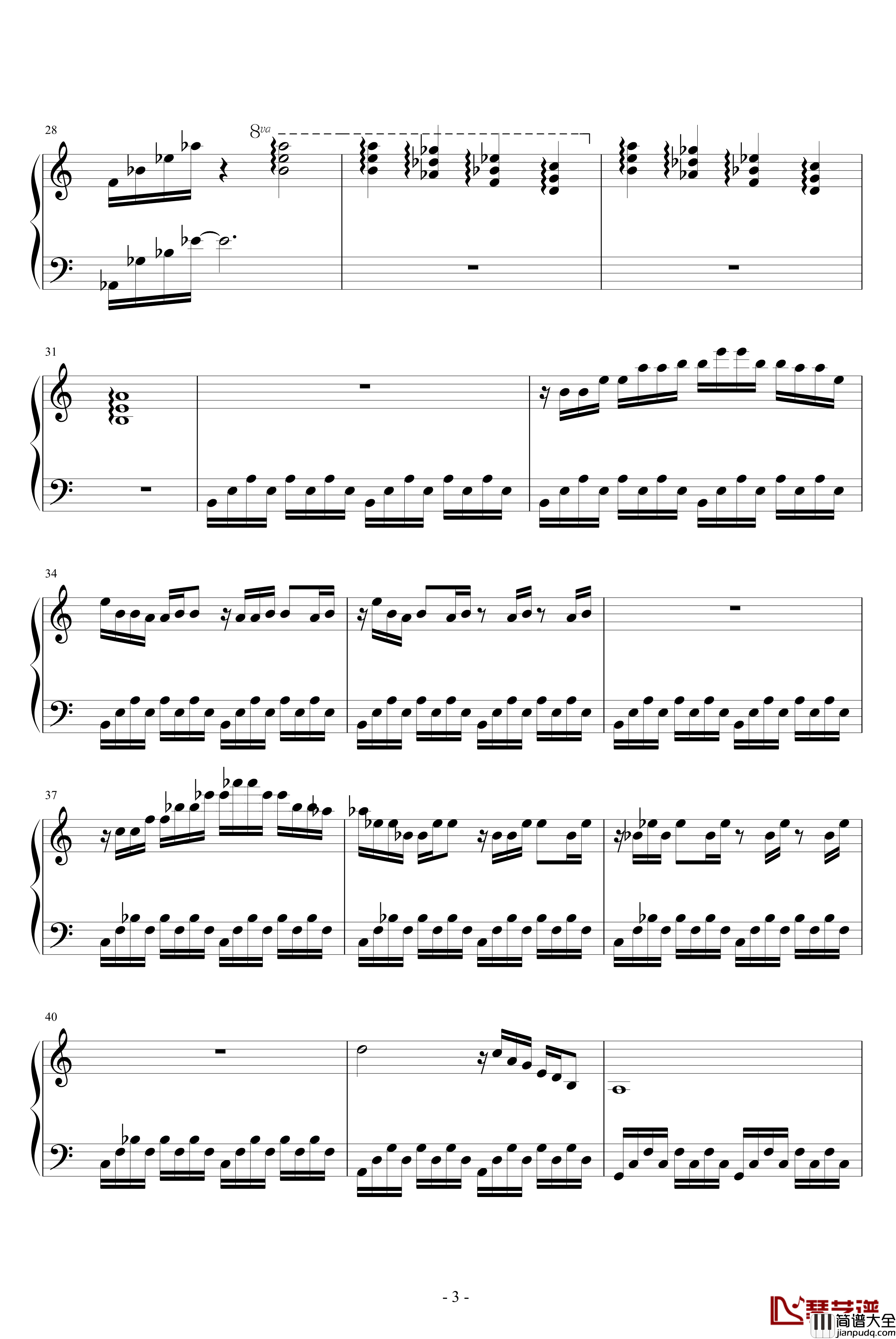 在Overture中点点画画钢琴谱_每一天