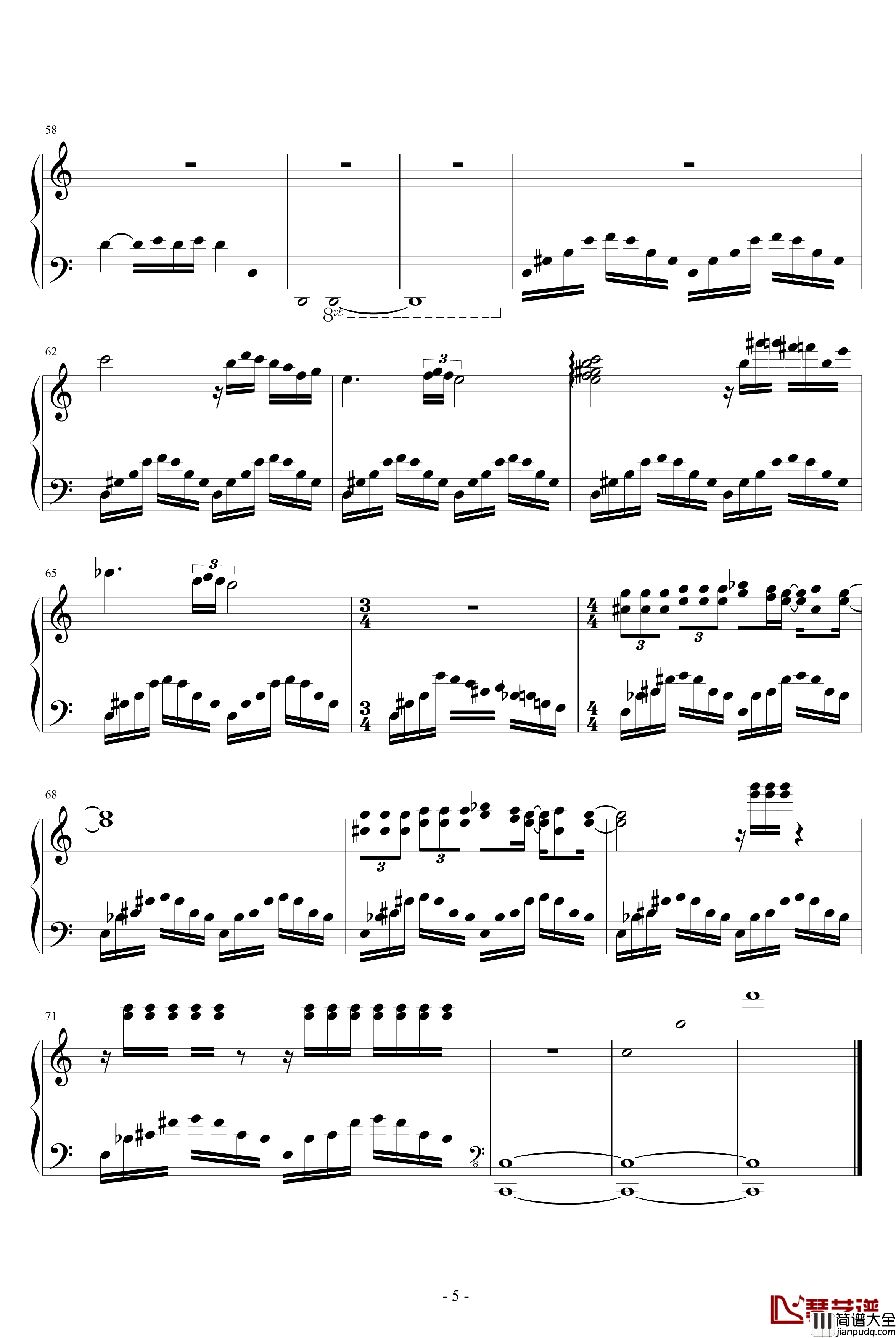 在Overture中点点画画钢琴谱_每一天