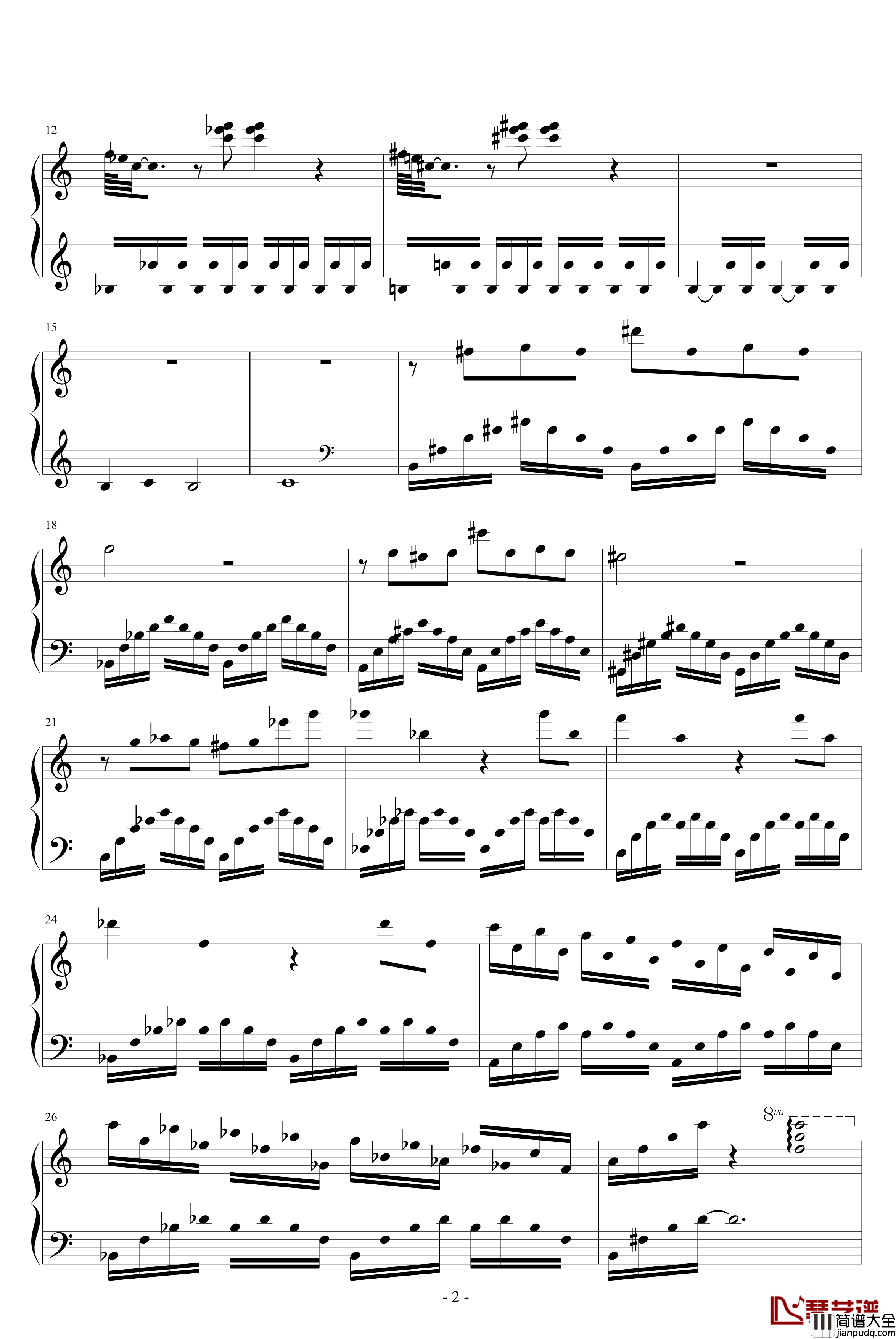 在Overture中点点画画钢琴谱_每一天