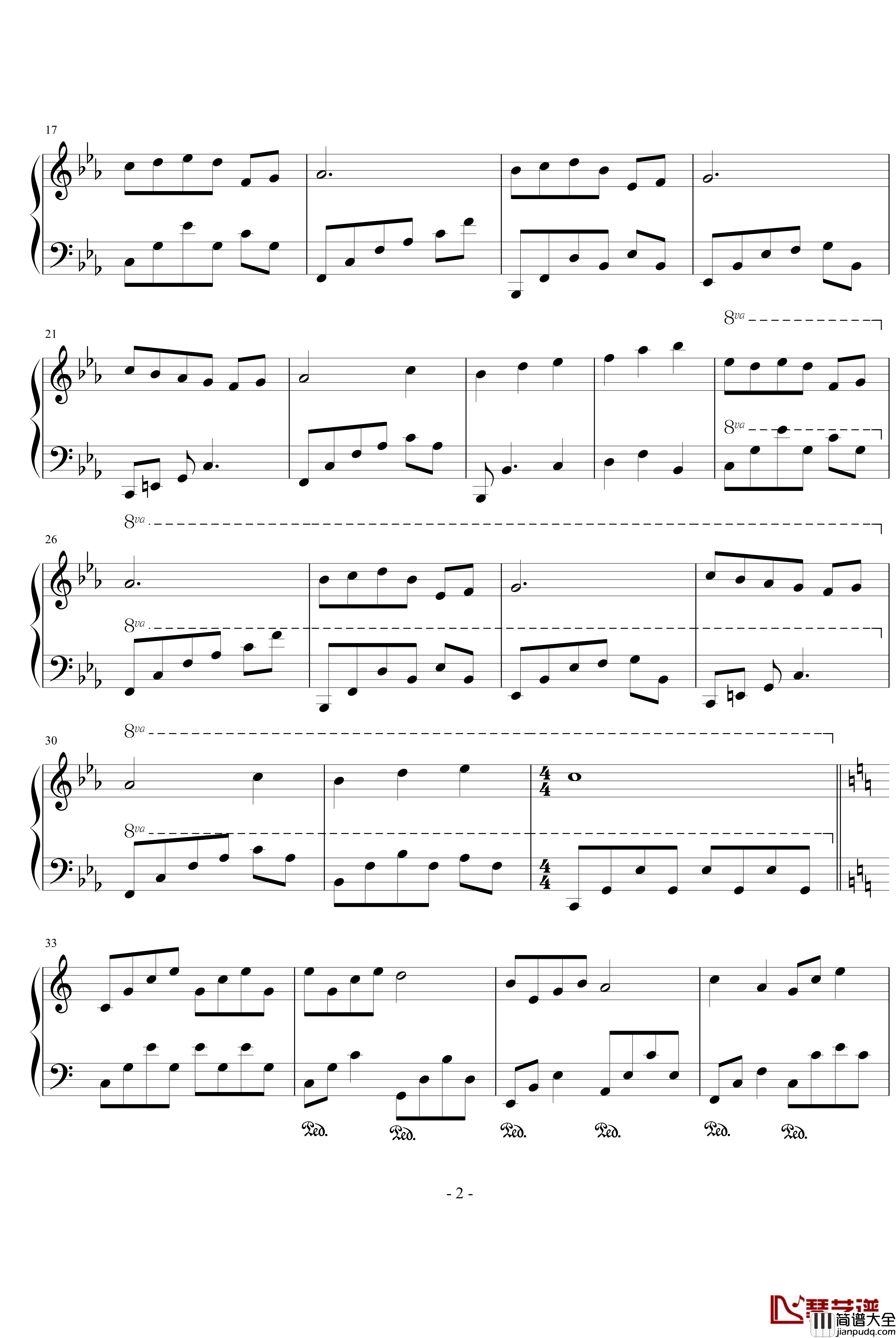 梦钢琴谱_文武贝