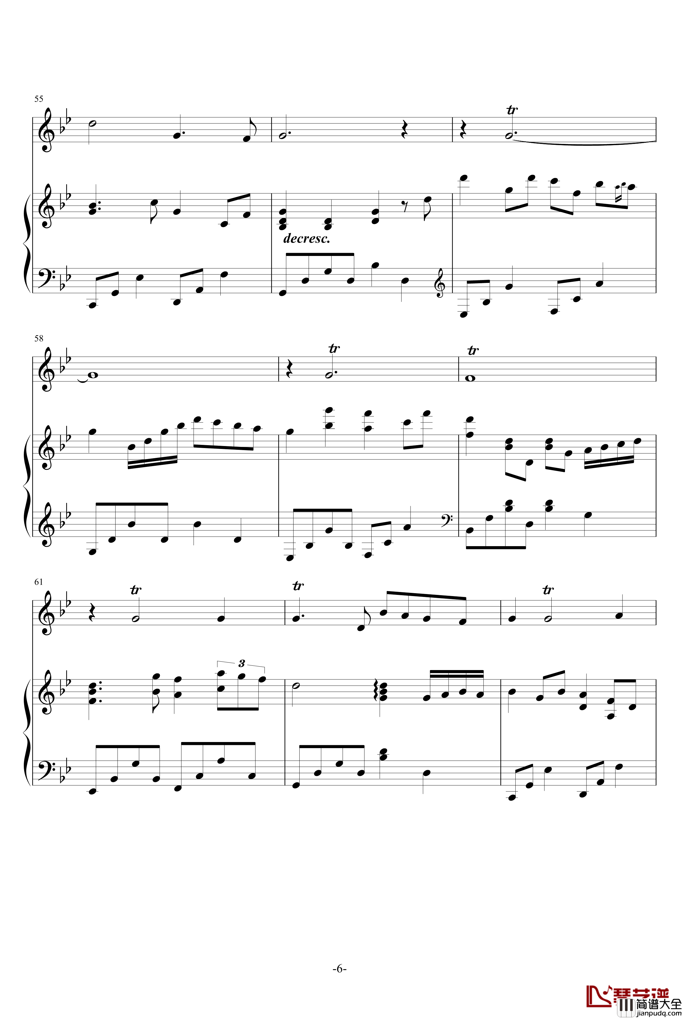 风居住的街道钢琴谱_完美原版_矶村由纪子