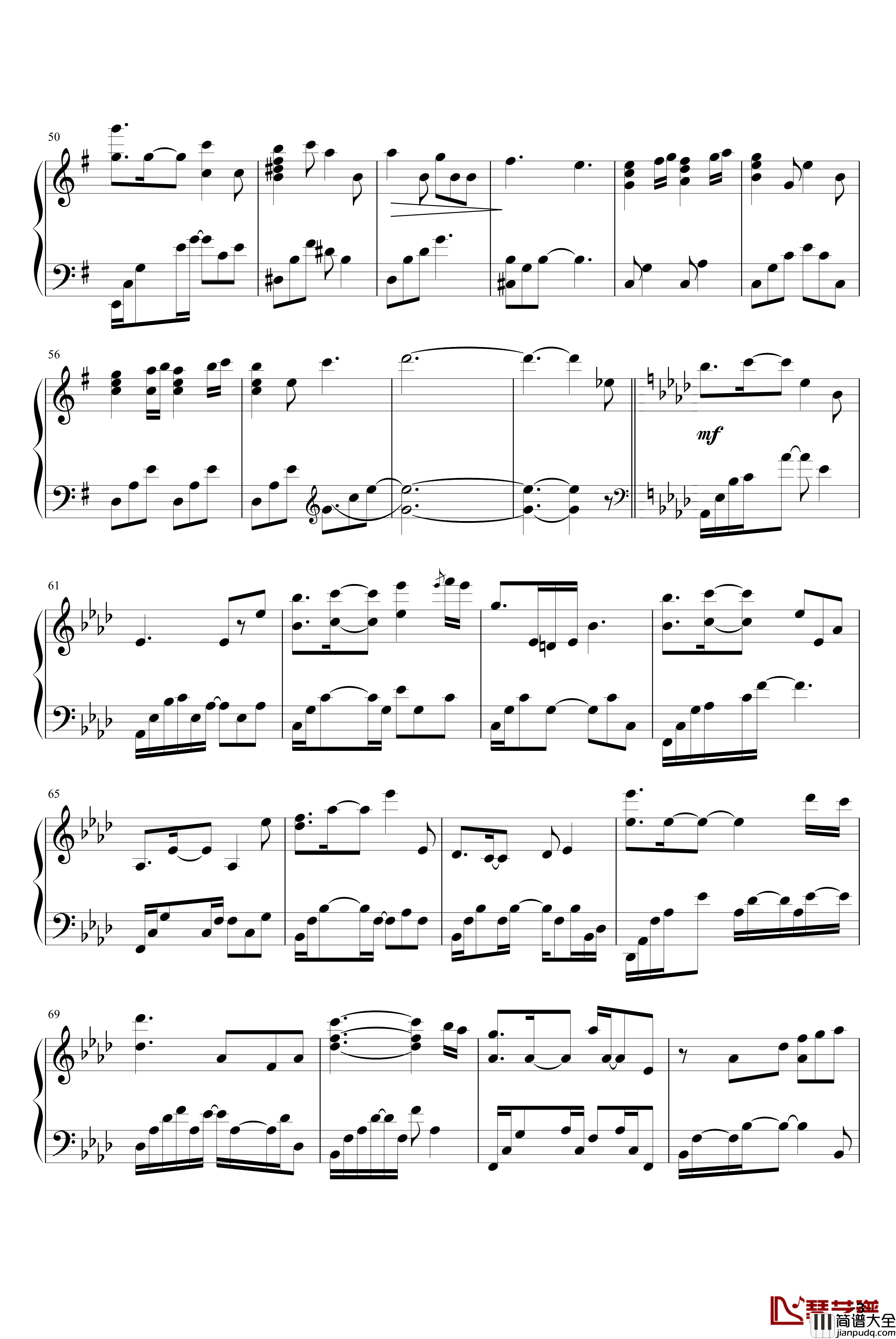 Ribbonized钢琴谱_Yiruma