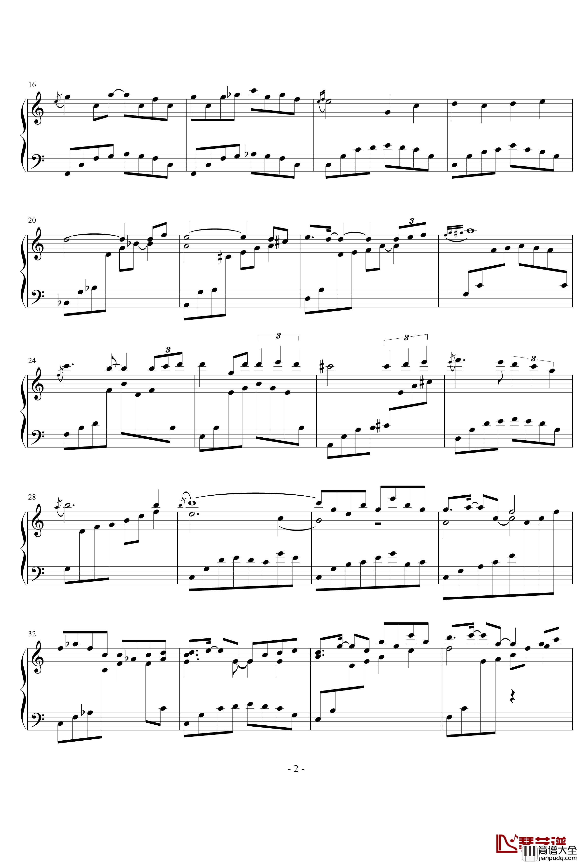 Luna钢琴谱_SilverRay