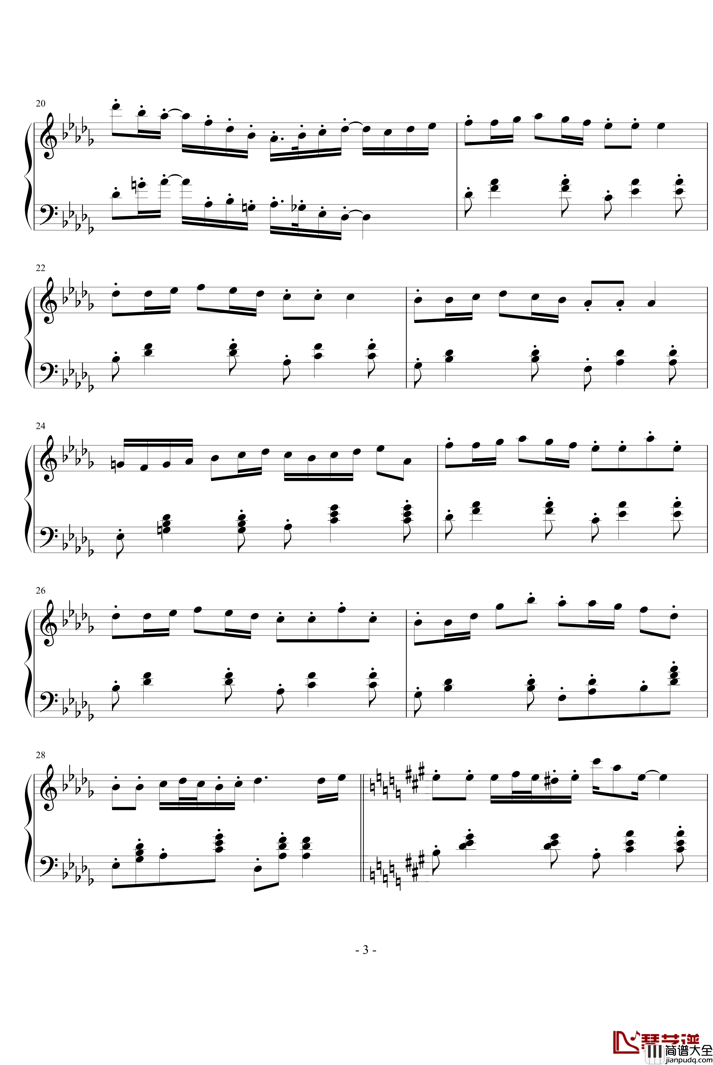 儿童节快乐钢琴谱_钢琴叫兽