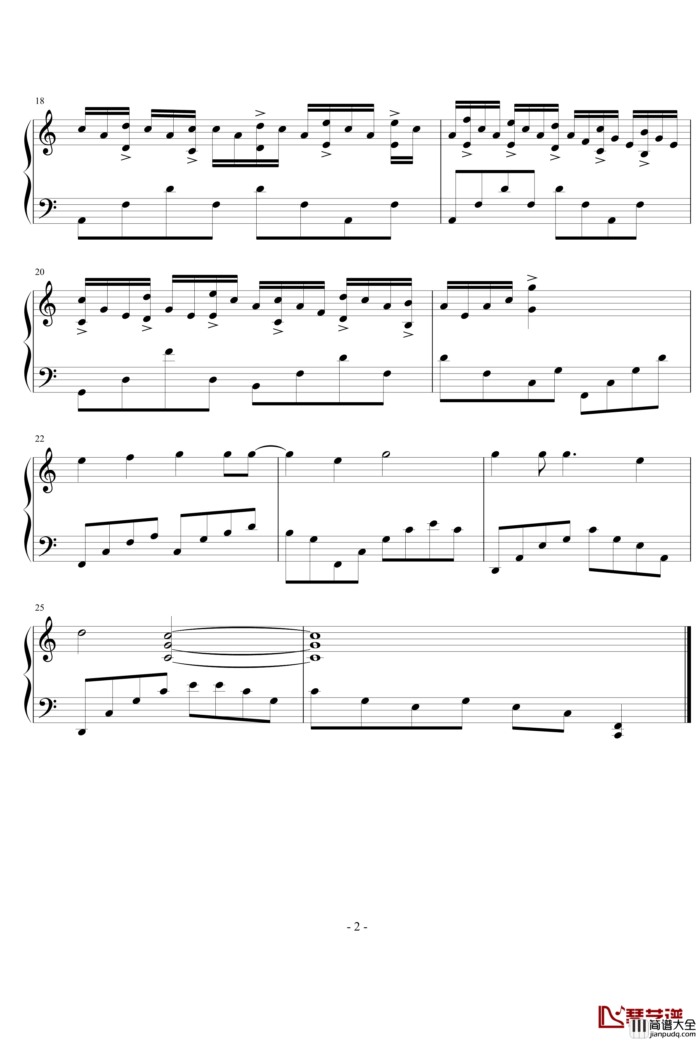 Short_Piece钢琴谱_莫殇