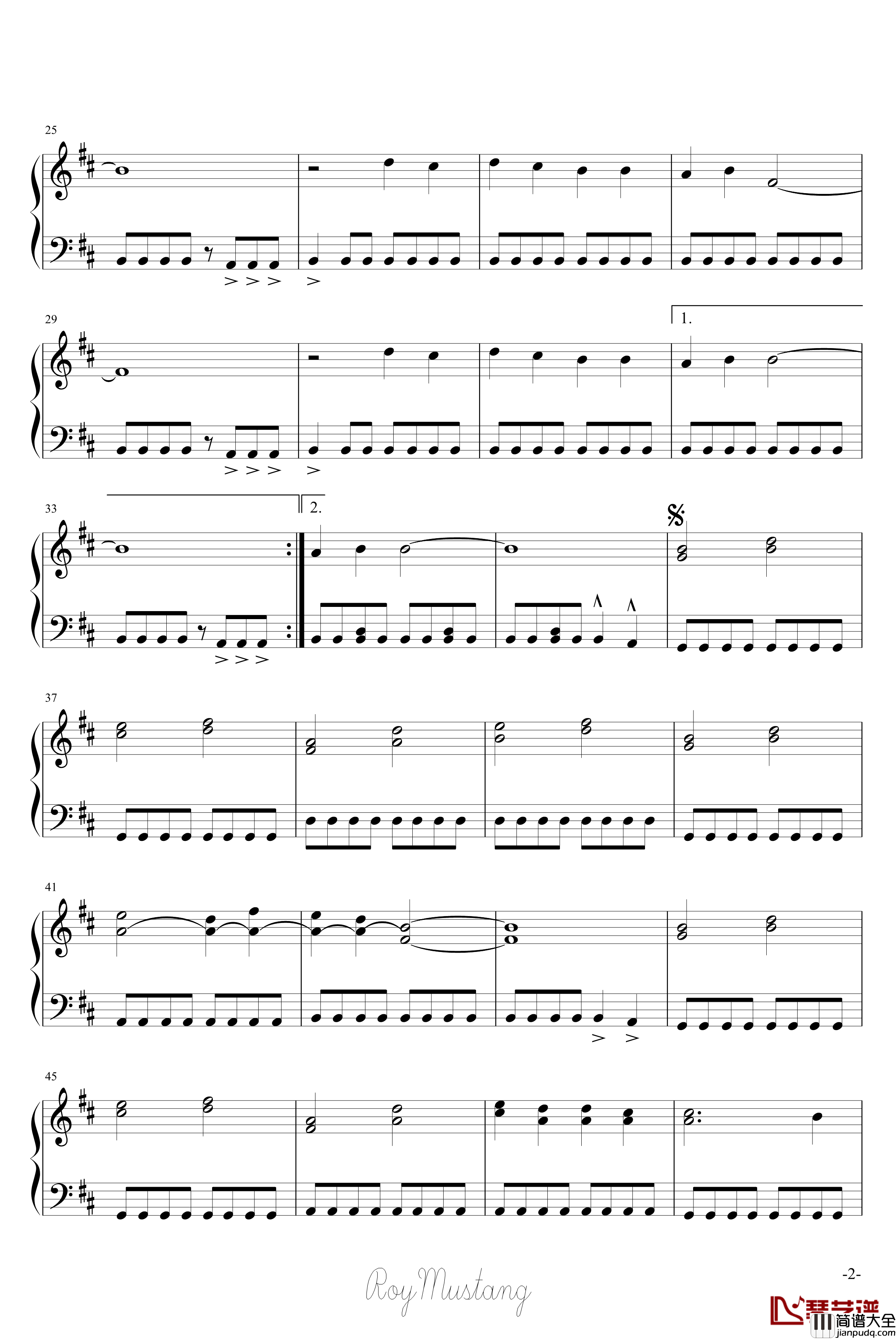 修羅钢琴谱_影视_銀魂