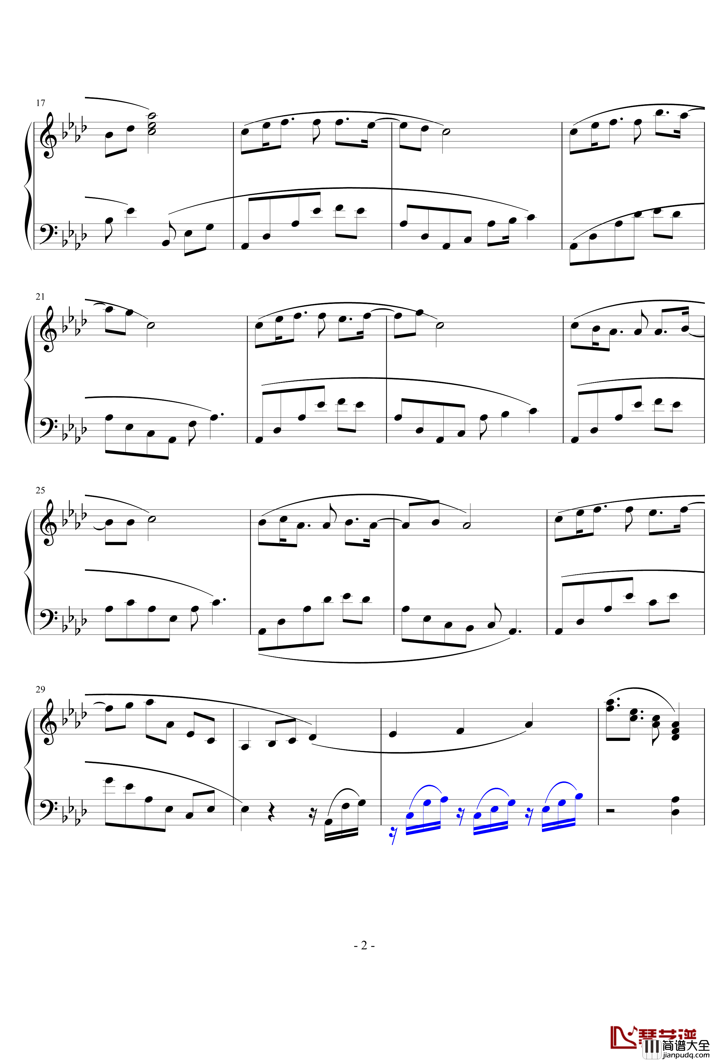 Simple_Wishes钢琴谱_莫殇