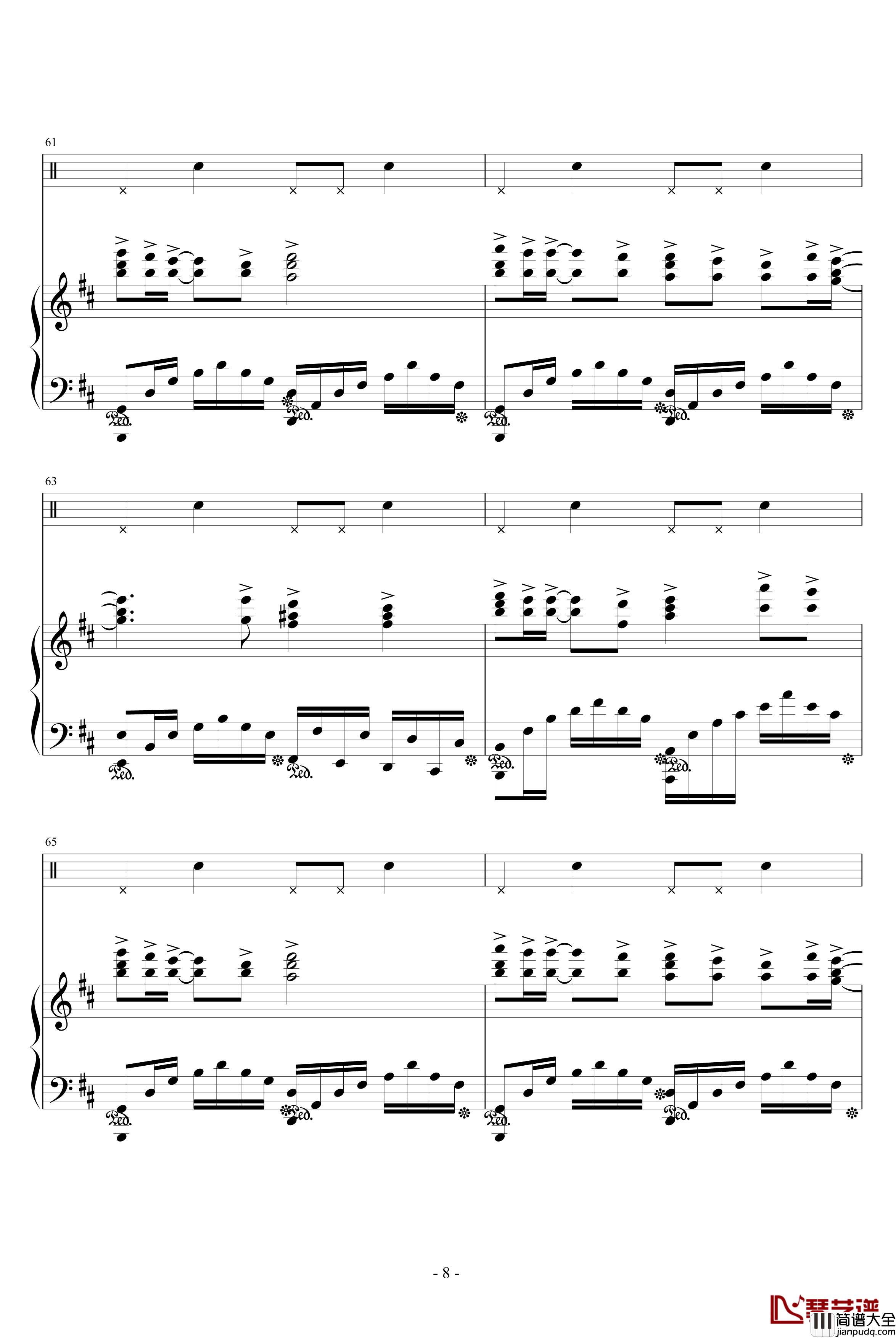 无色钢琴谱_名侦探柯南