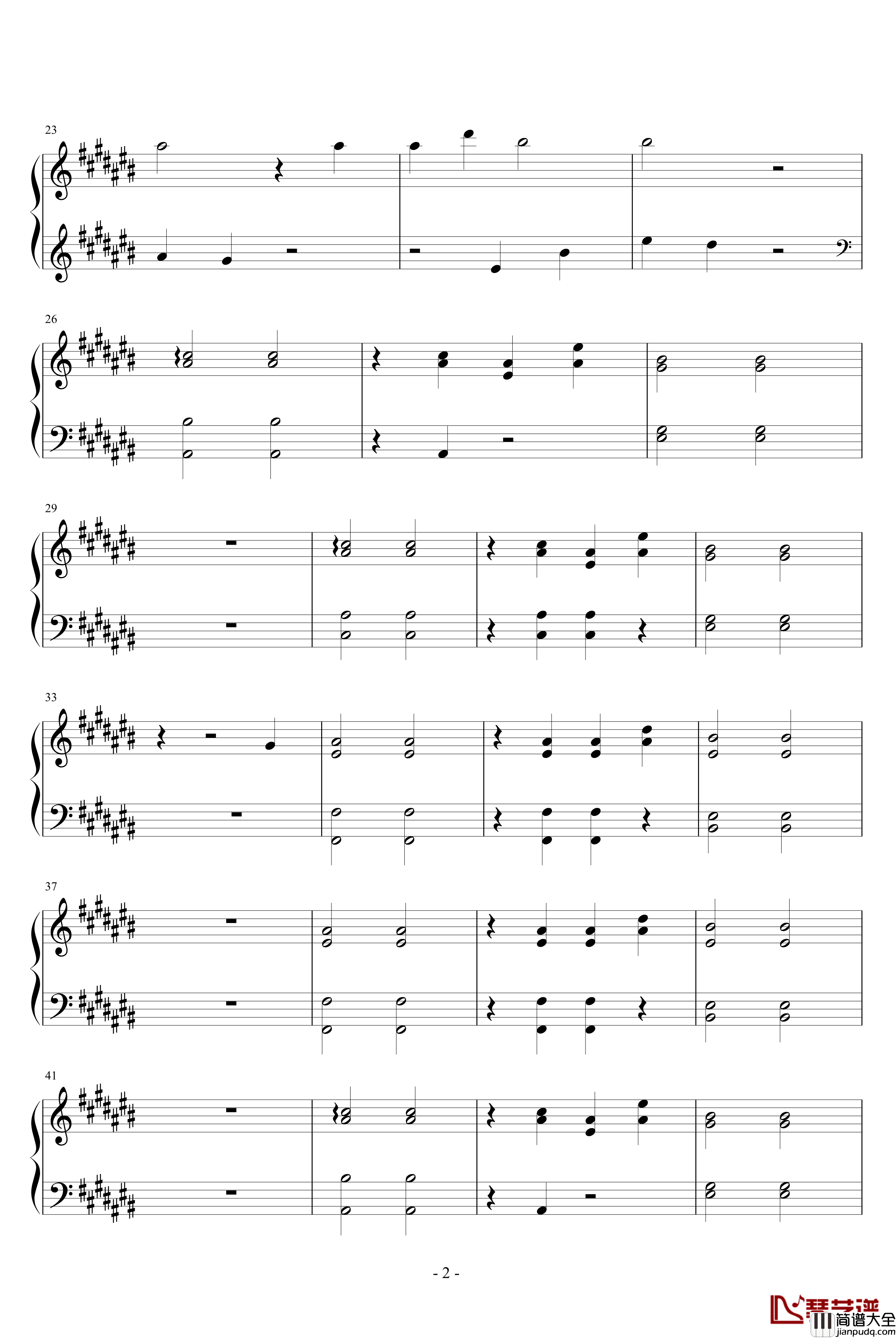 逝纸插曲钢琴谱_影视