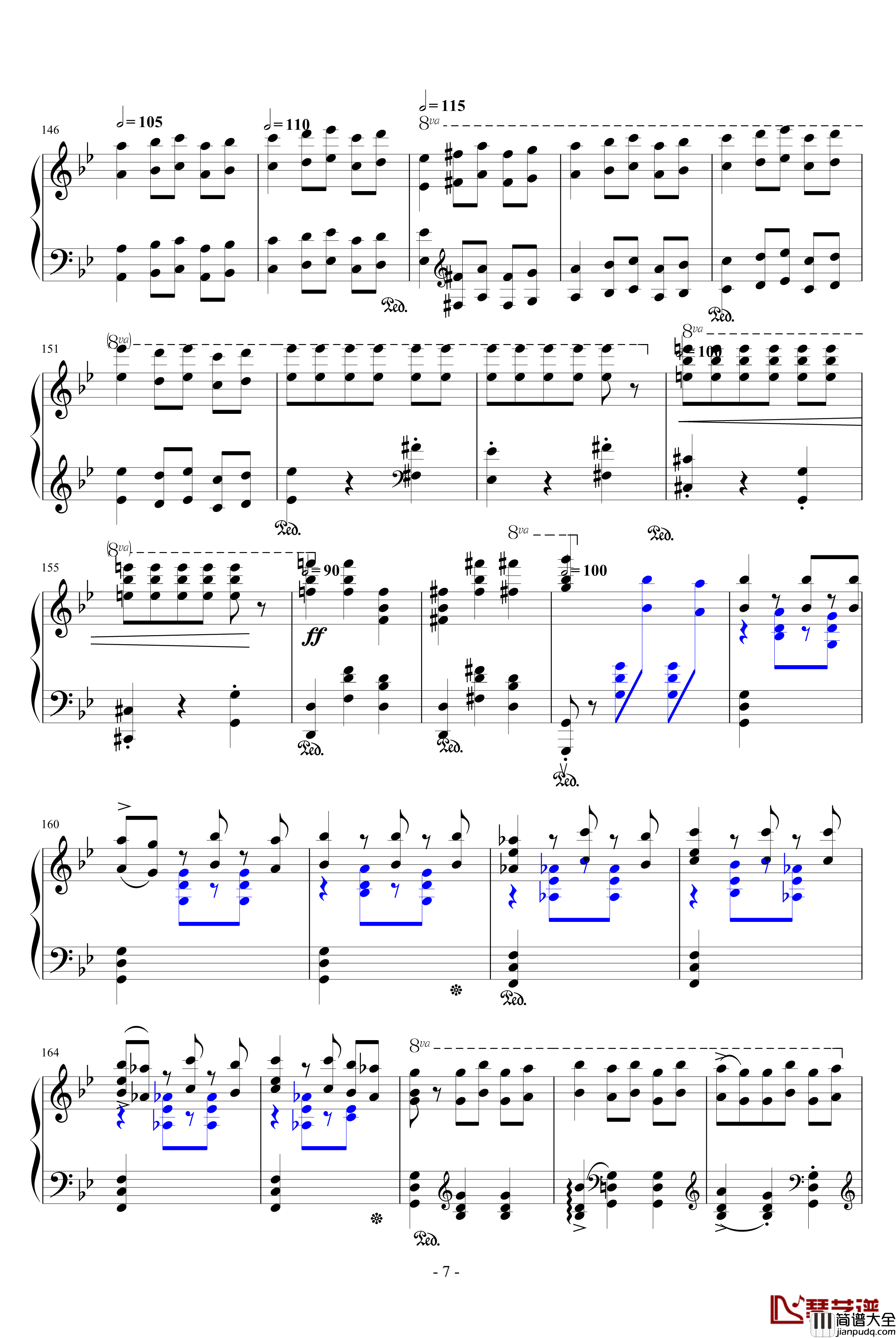 恶魔之舞钢琴谱_未完成_圣桑