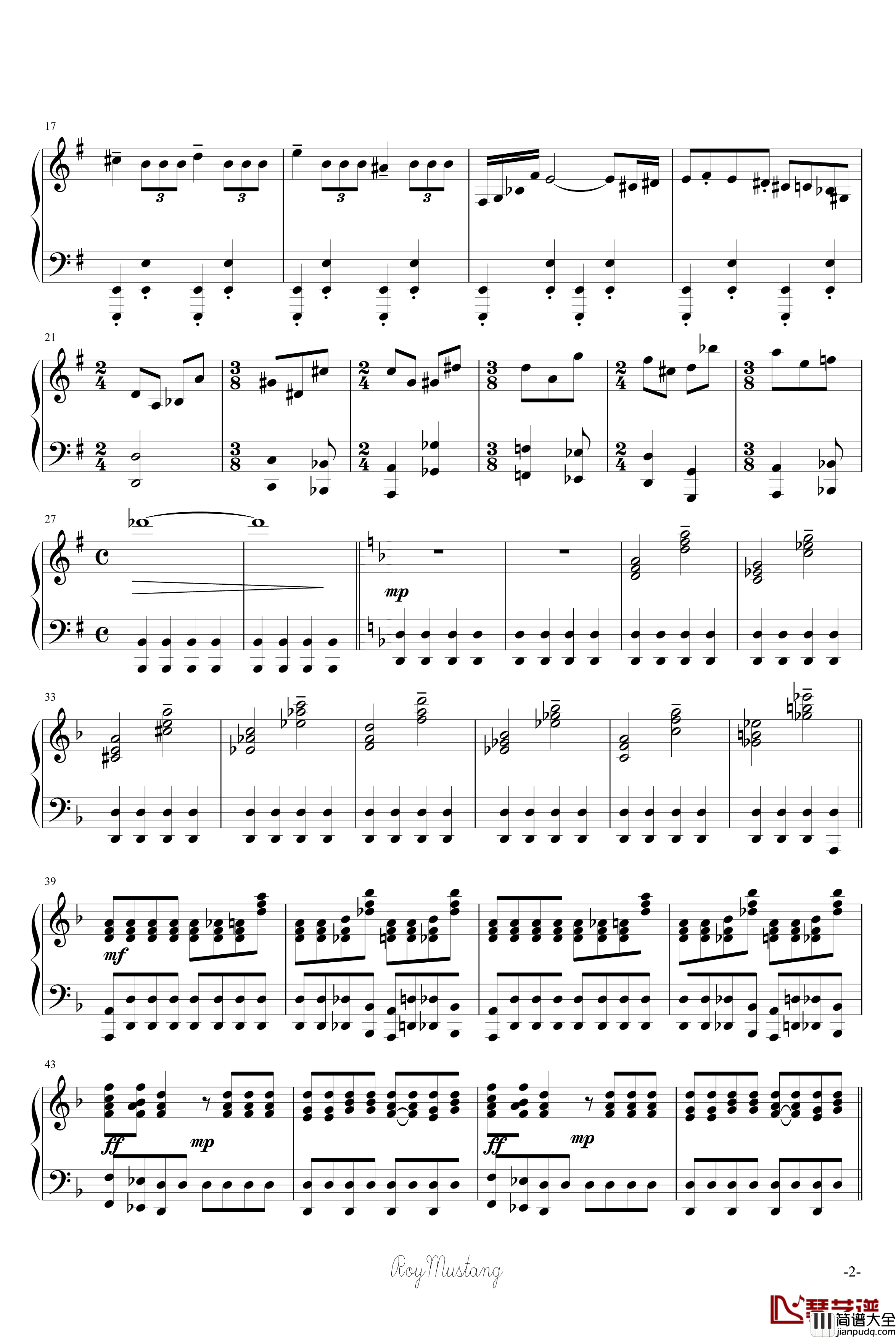 片翼の天使钢琴谱_最终幻想_FFⅦ_AC