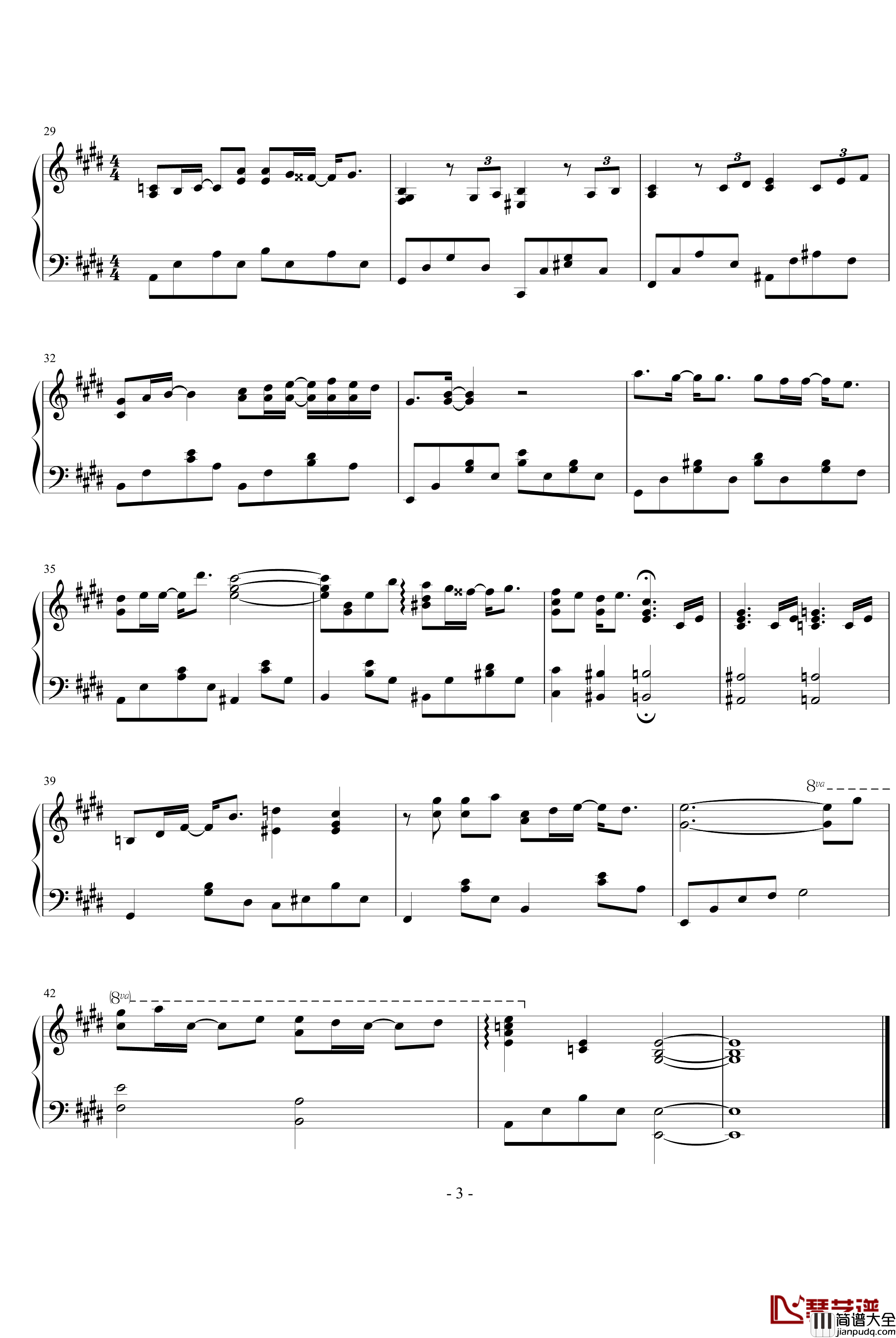 Can_t_Start钢琴谱_每一天