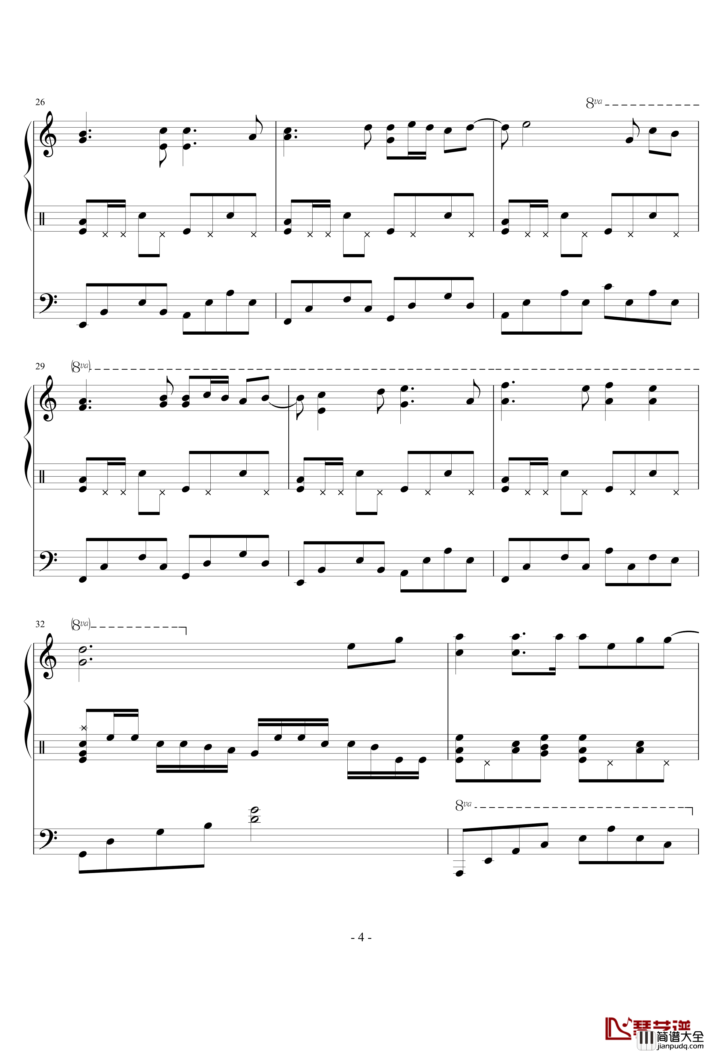 寻找拿破仑钢琴谱_雪凌球