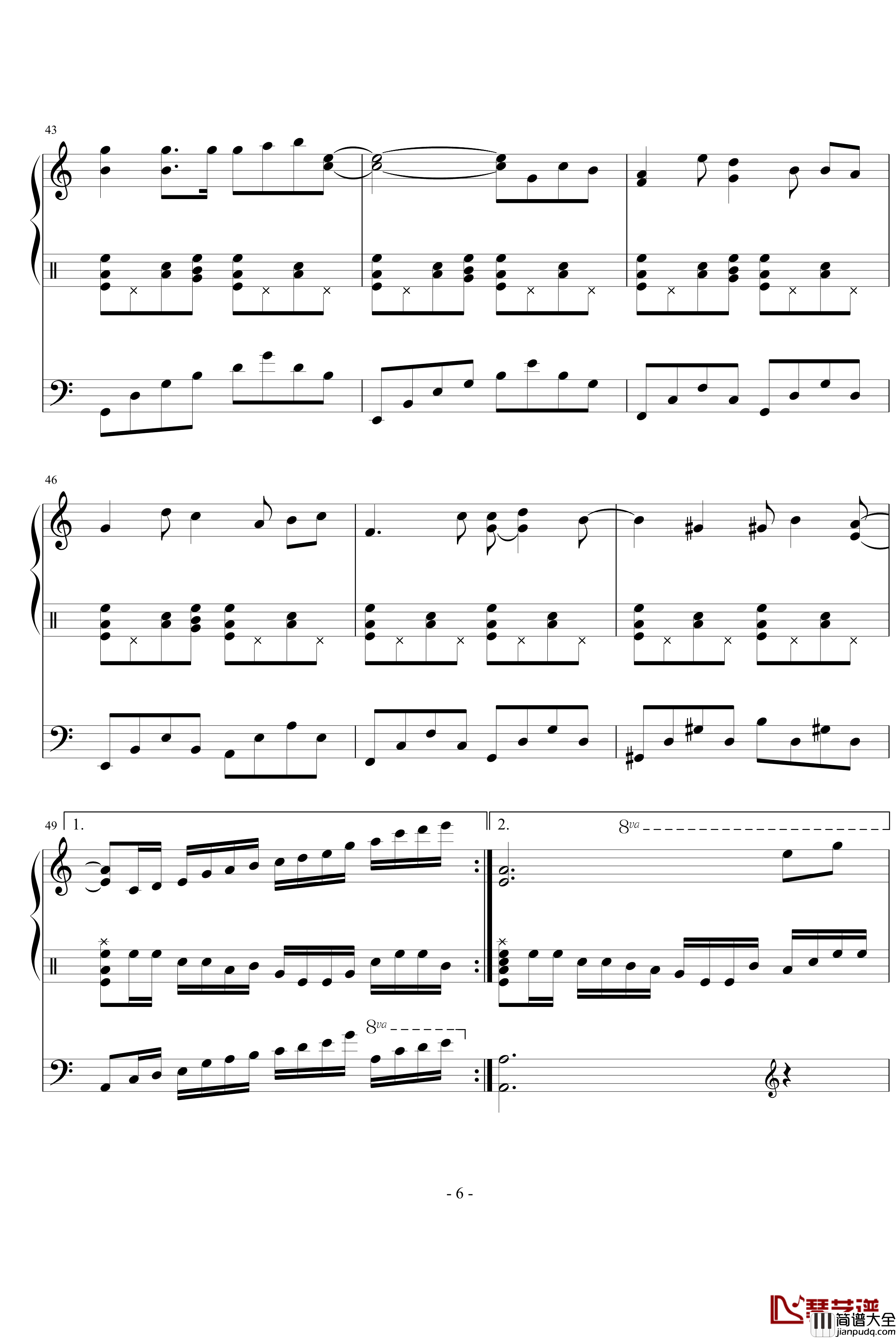 寻找拿破仑钢琴谱_雪凌球