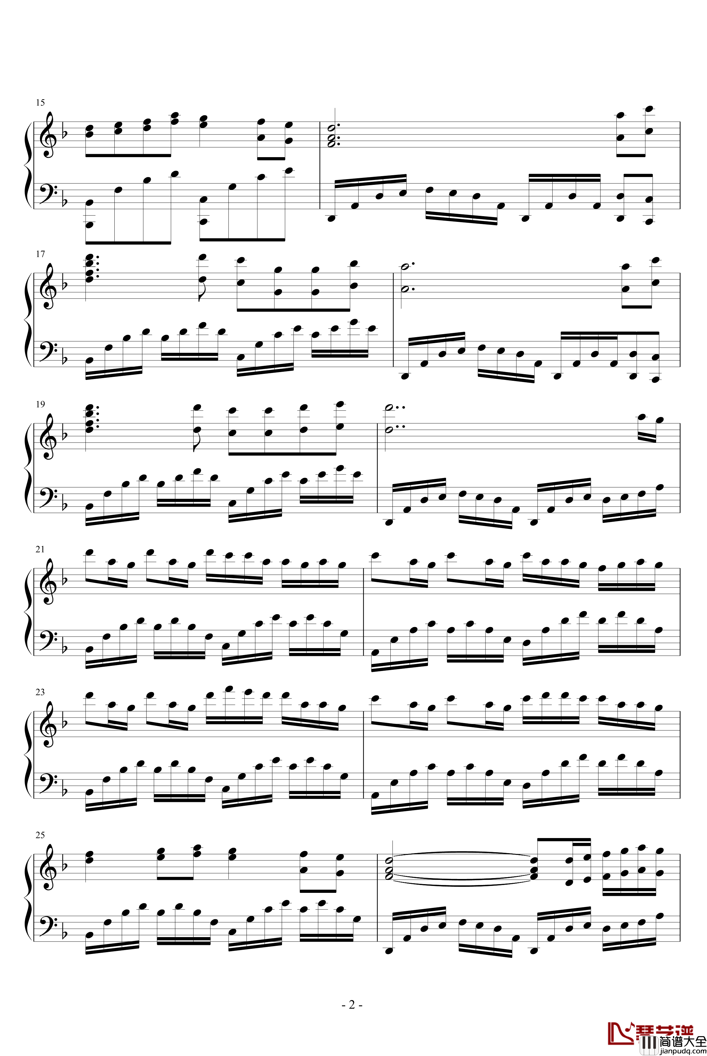 何人知我心钢琴谱_亞薩