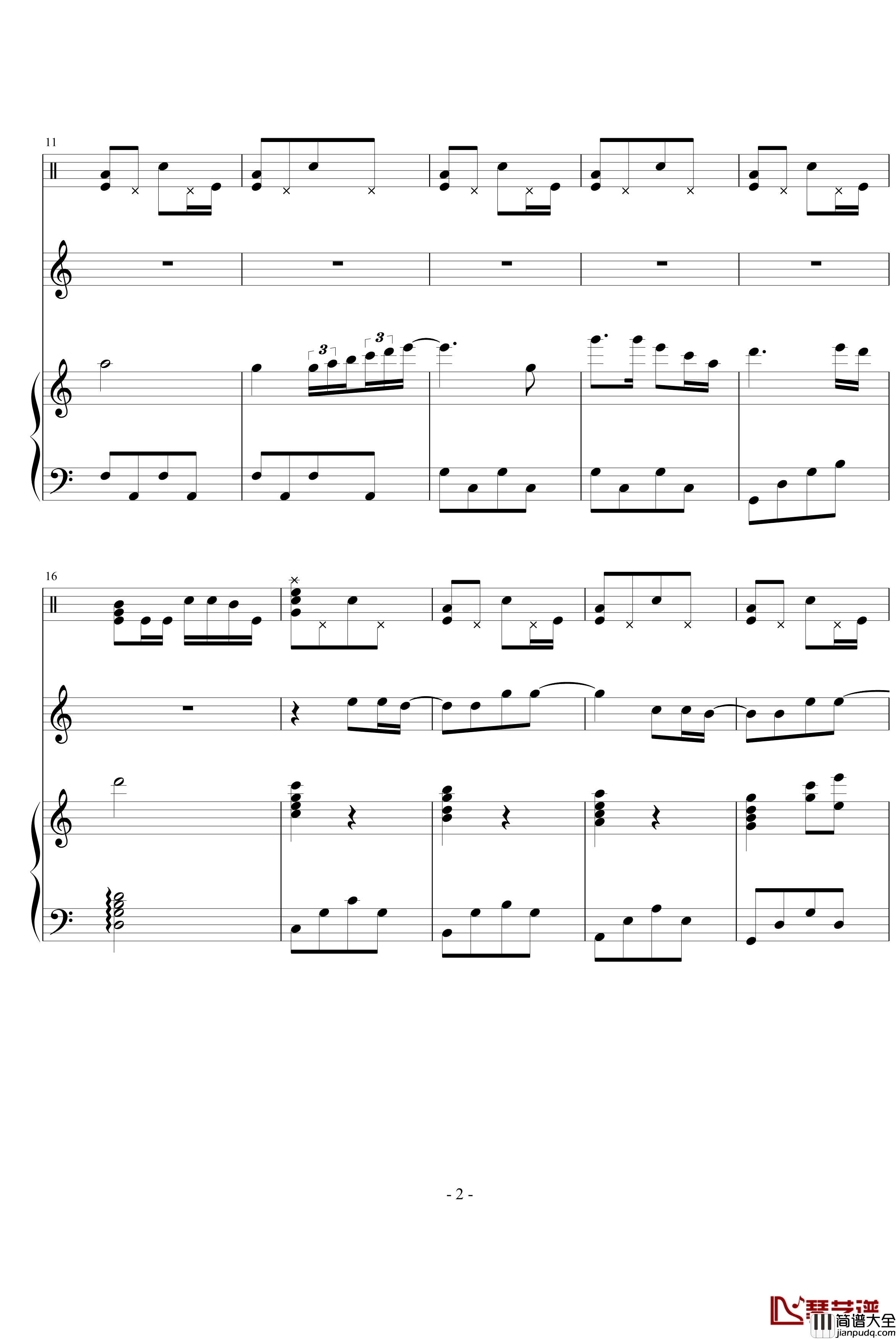 天使恋人钢琴谱_刘芮伊