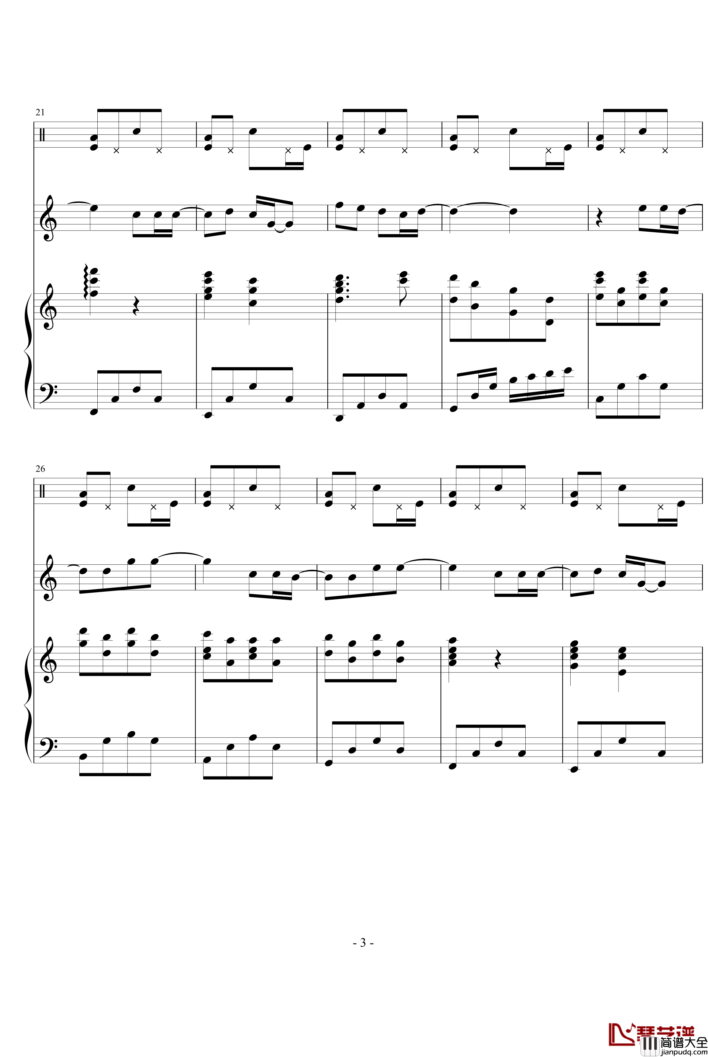 天使恋人钢琴谱_刘芮伊