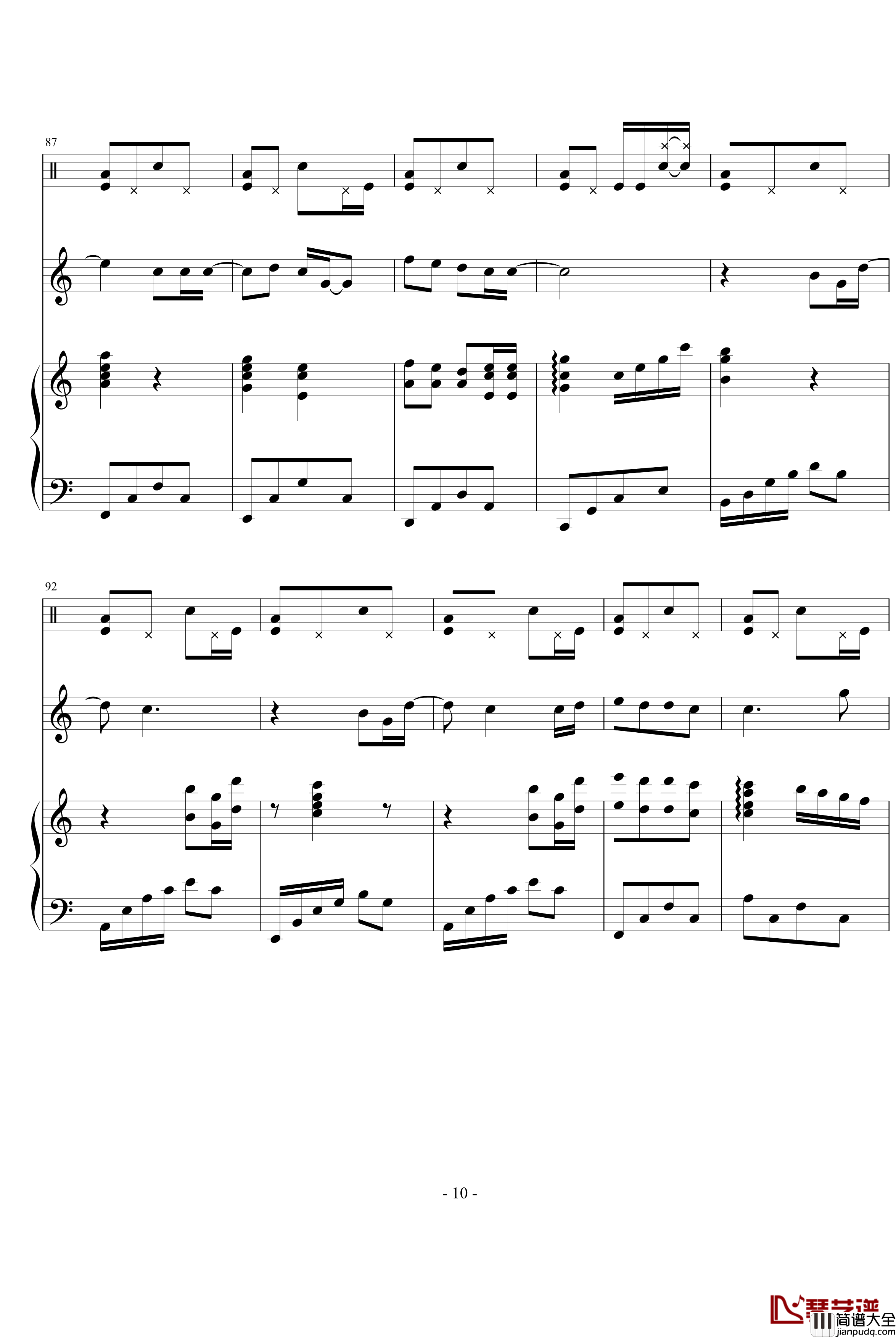 天使恋人钢琴谱_刘芮伊