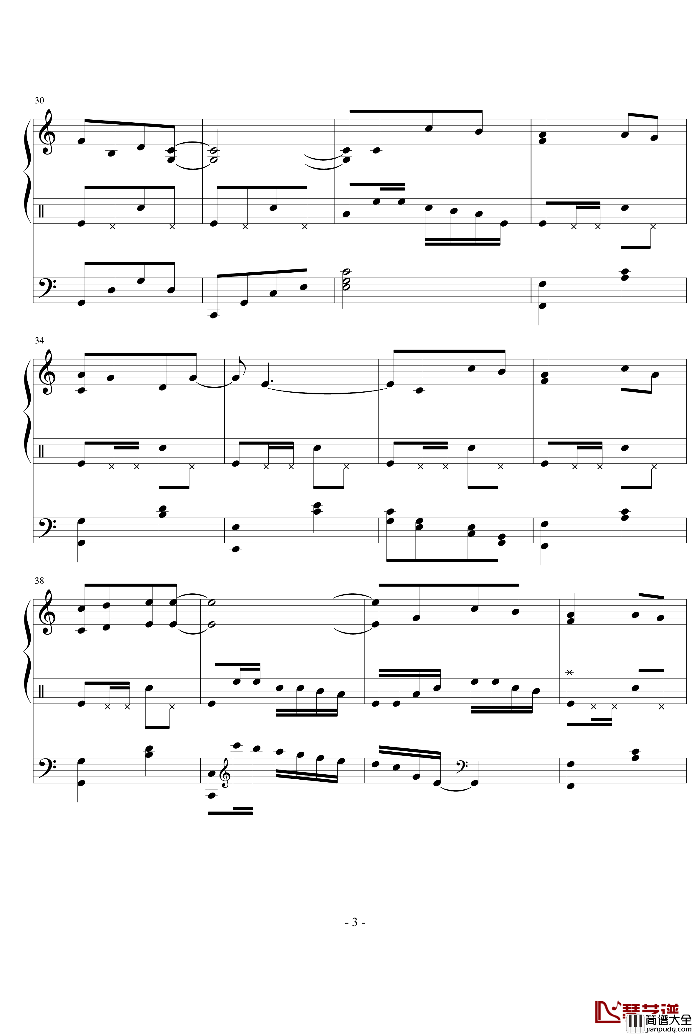 星月游乐园钢琴谱_199086hxy