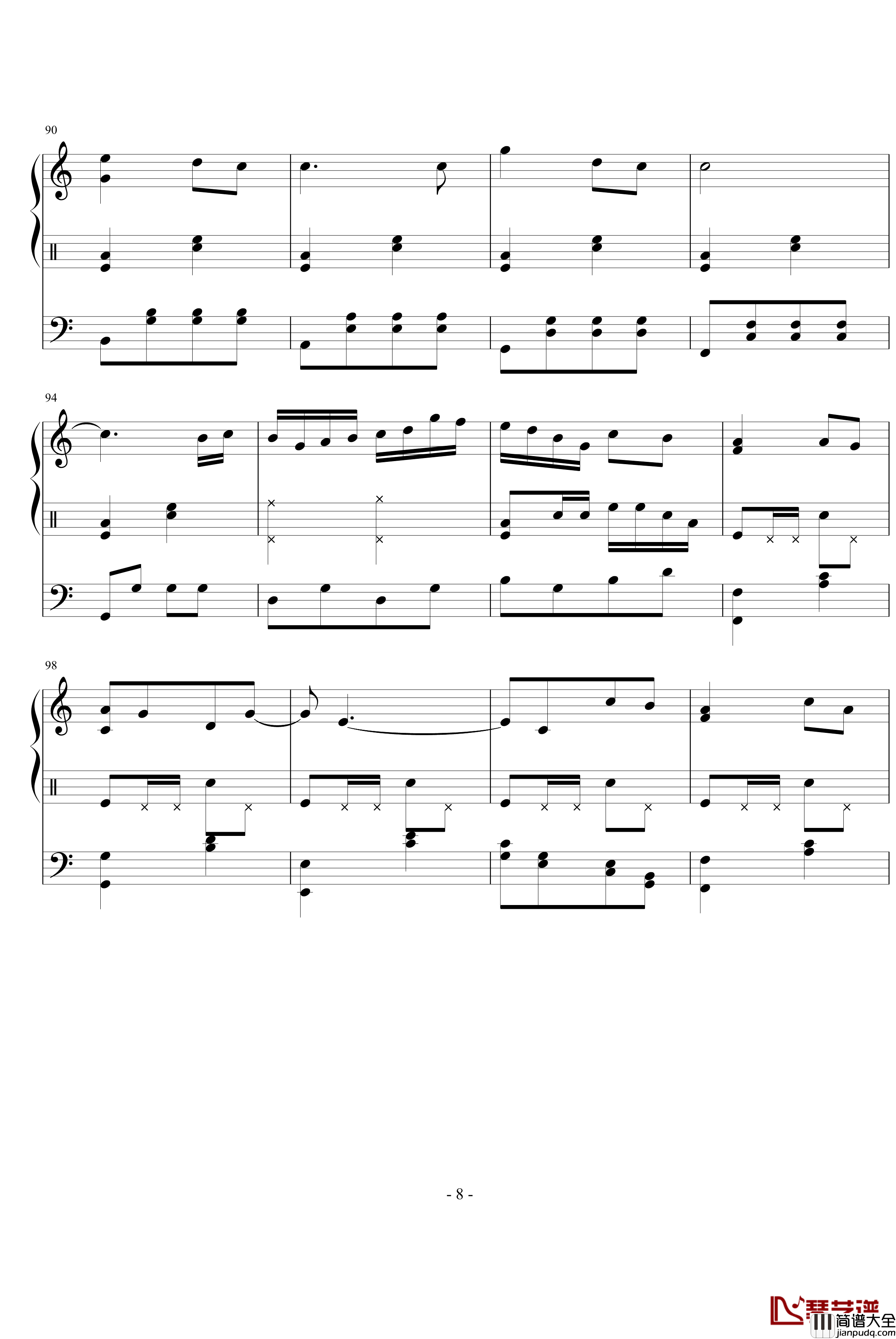 星月游乐园钢琴谱_199086hxy