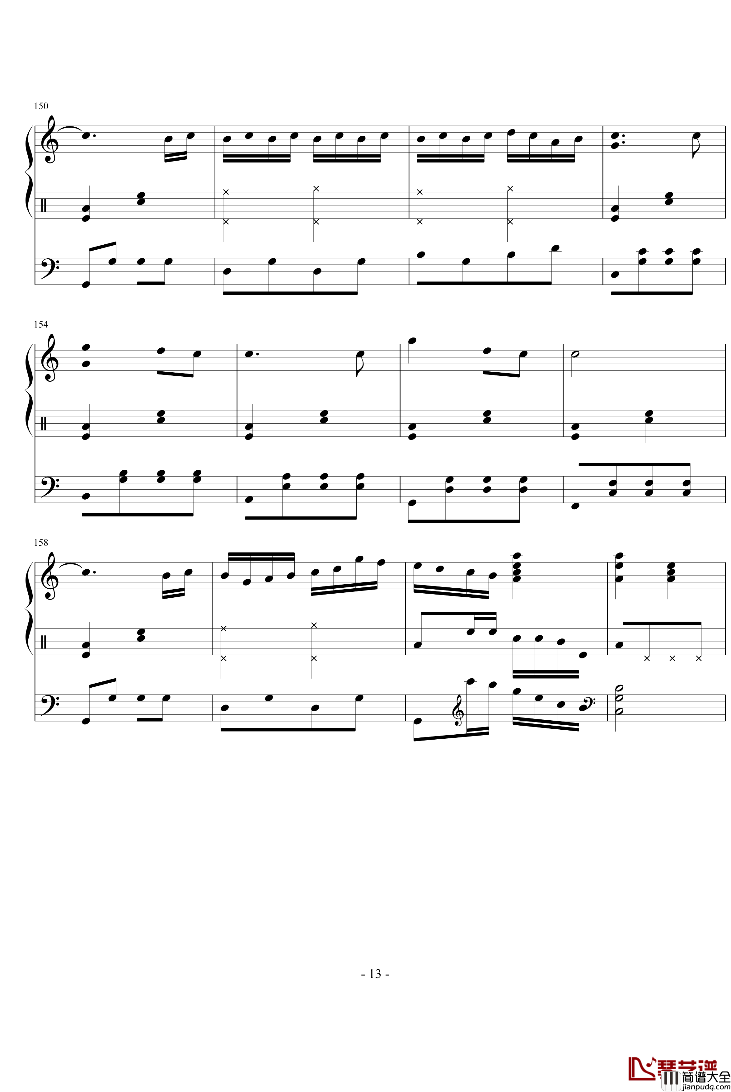 星月游乐园钢琴谱_199086hxy