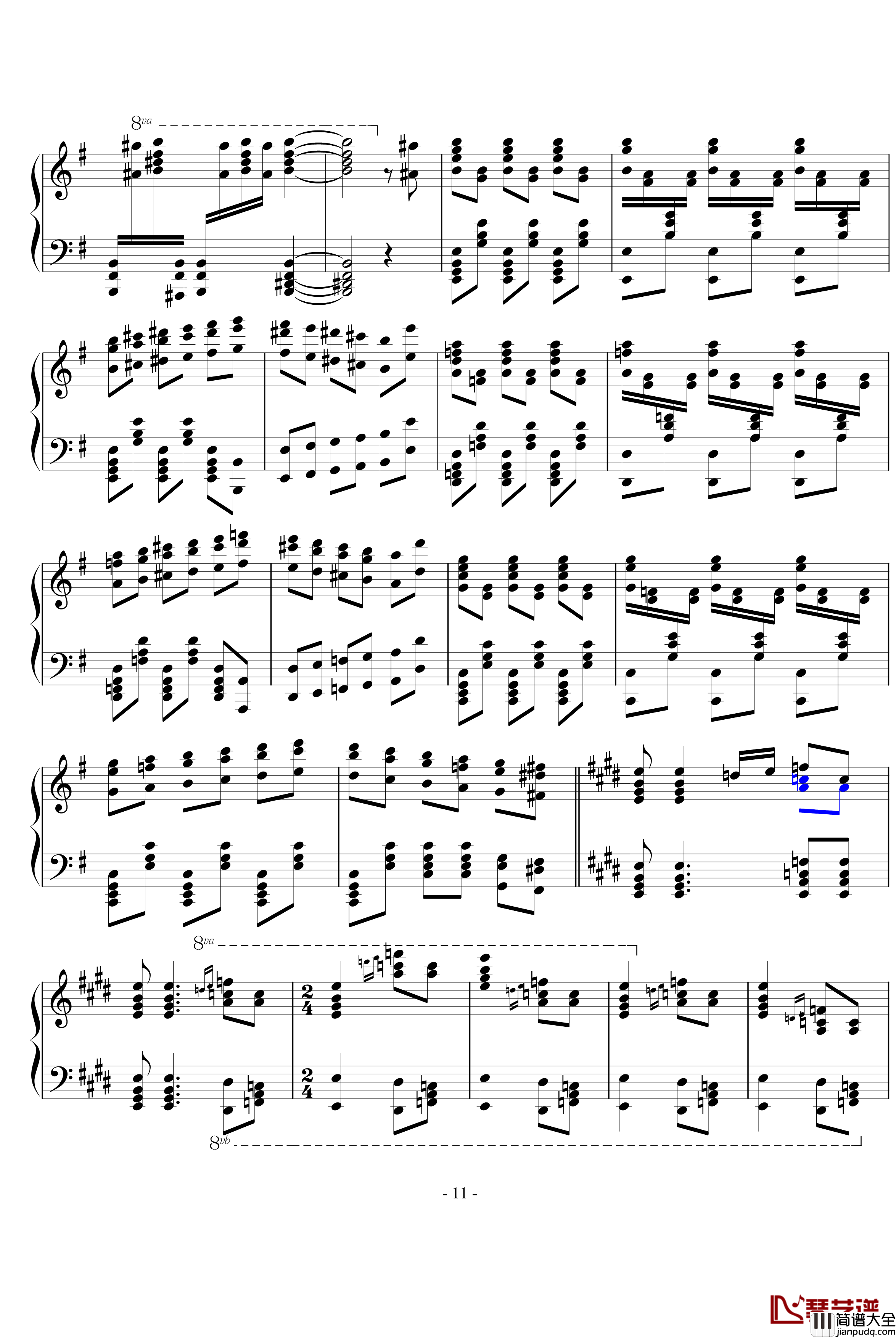 卡门幻想曲钢琴谱_卡门